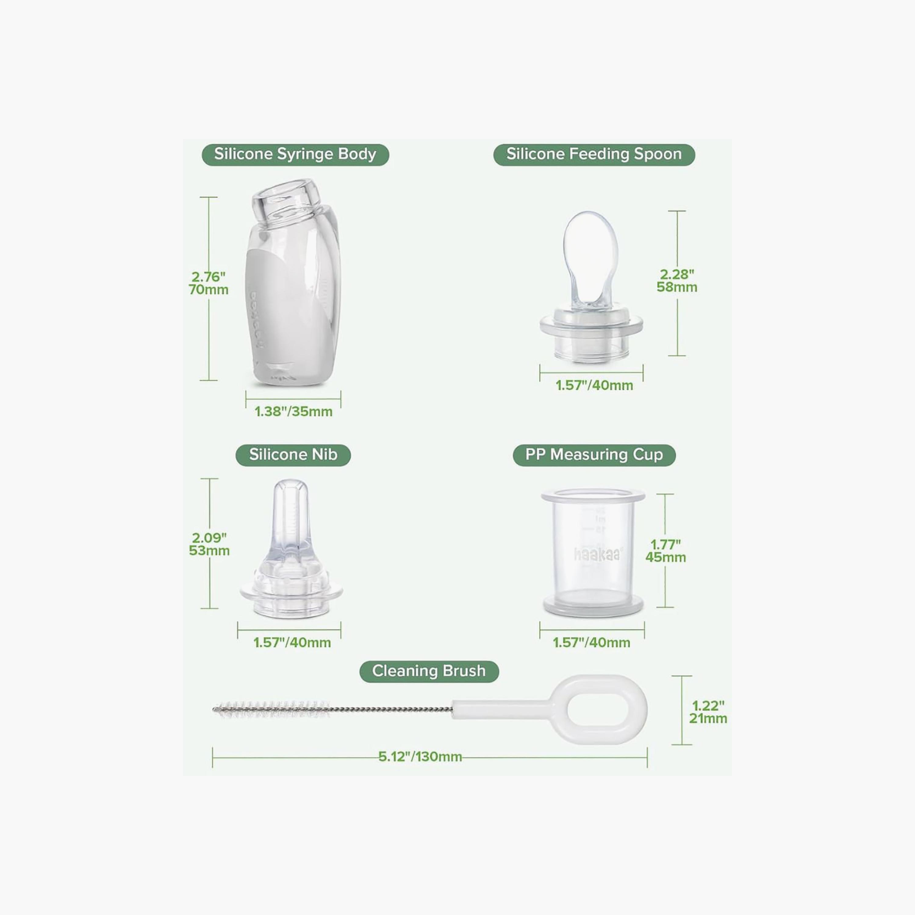 Haakaa Silicone Penguin Dual Feeding Syringe Set-baby-feeding-breastfeedingandcare-image-2