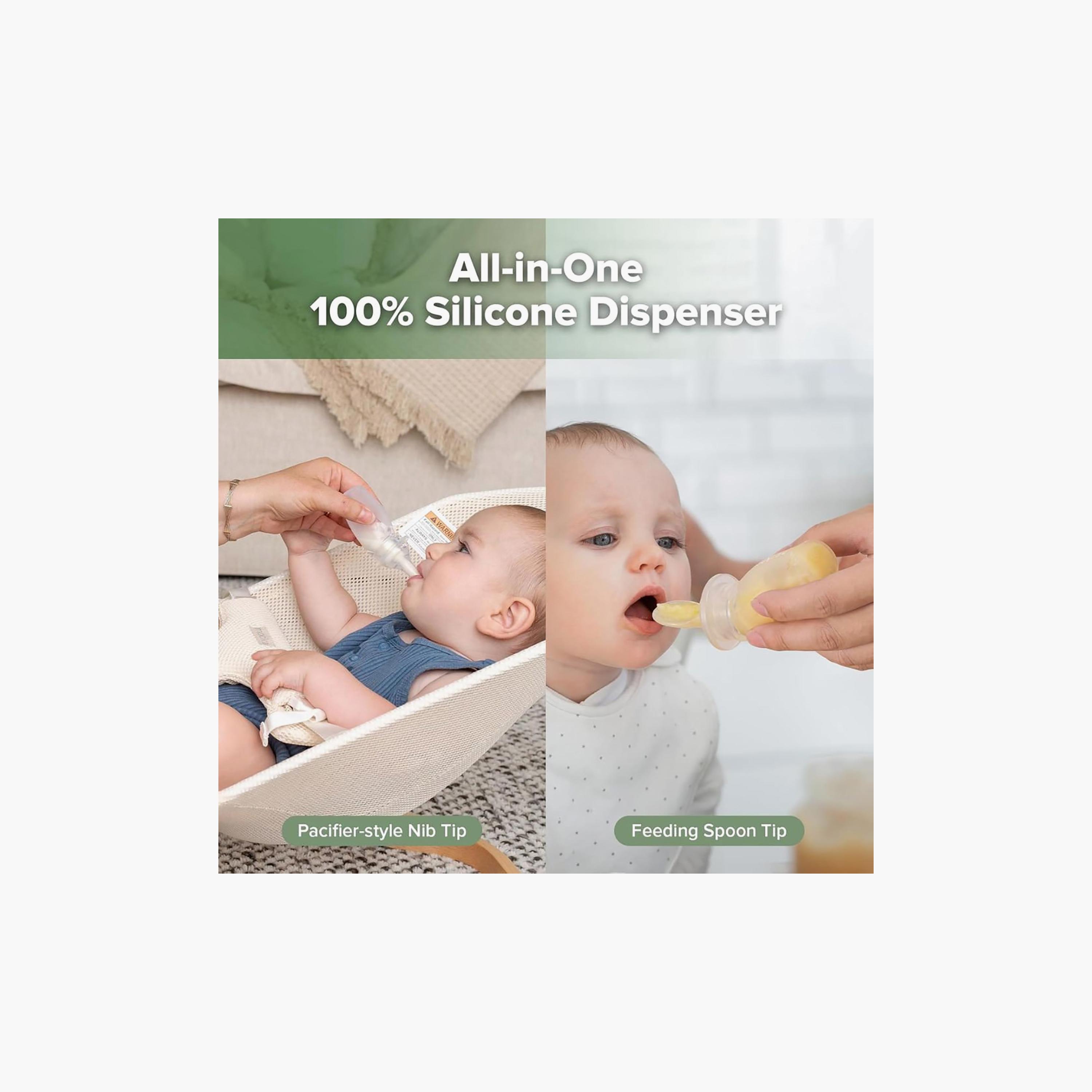 Haakaa Silicone Penguin Dual Feeding Syringe Set-baby-feeding-breastfeedingandcare-image-4