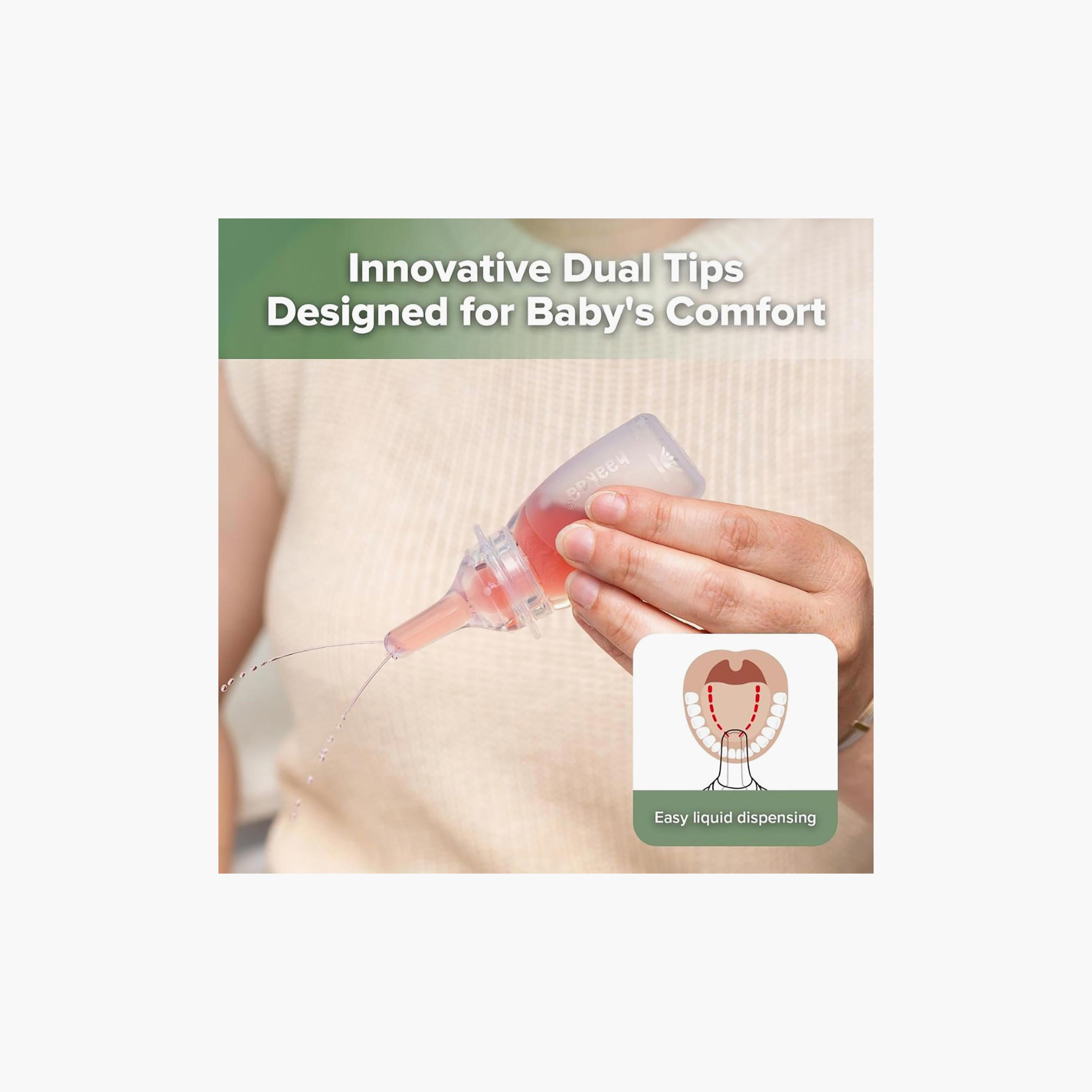 Haakaa Silicone Penguin Dual Feeding Syringe Set-baby-feeding-breastfeedingandcare-image-5