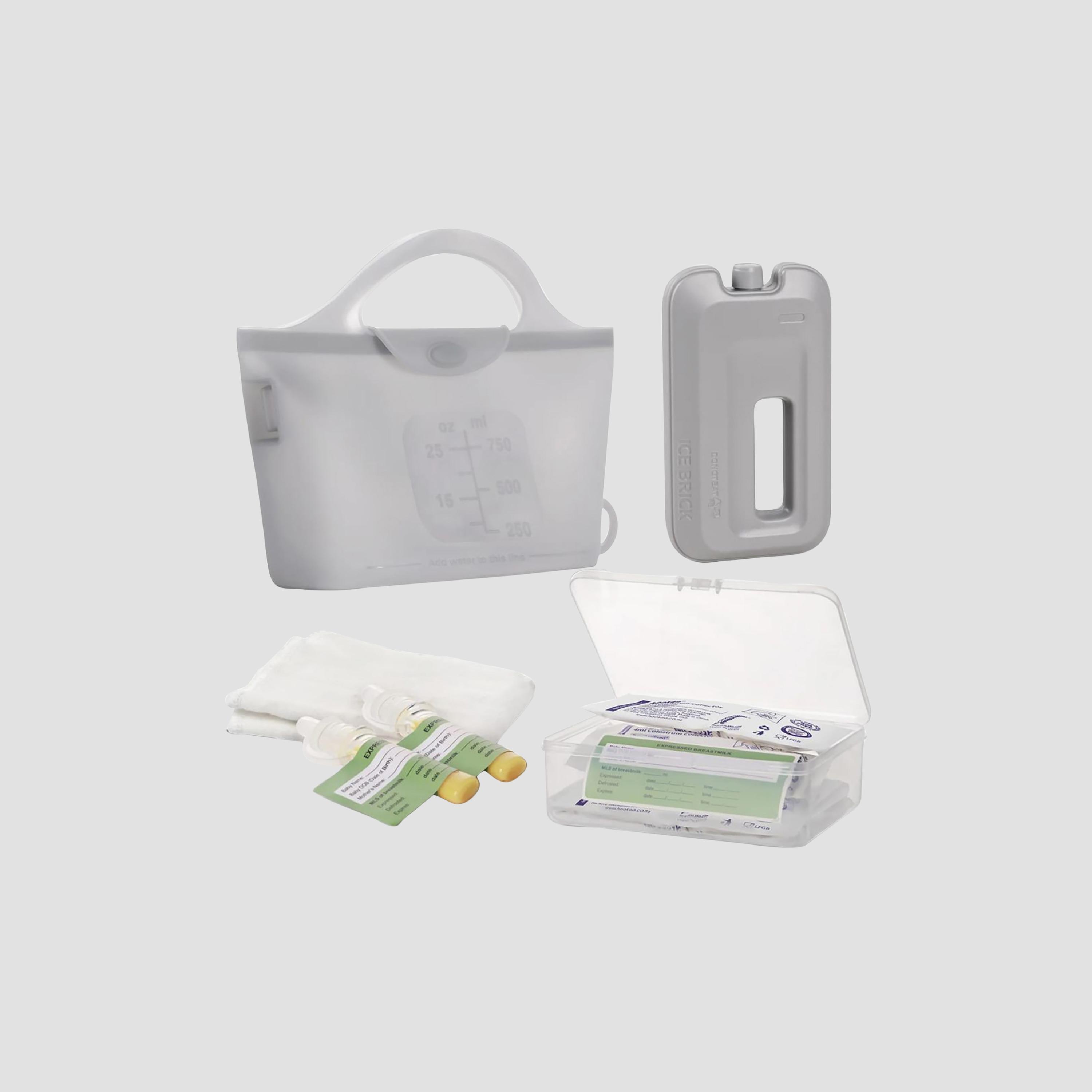Haakaa Silicone Colostrum Collector with Steriliser Bag & Ice Brick-baby-feeding-breastfeedingandcare-image-1