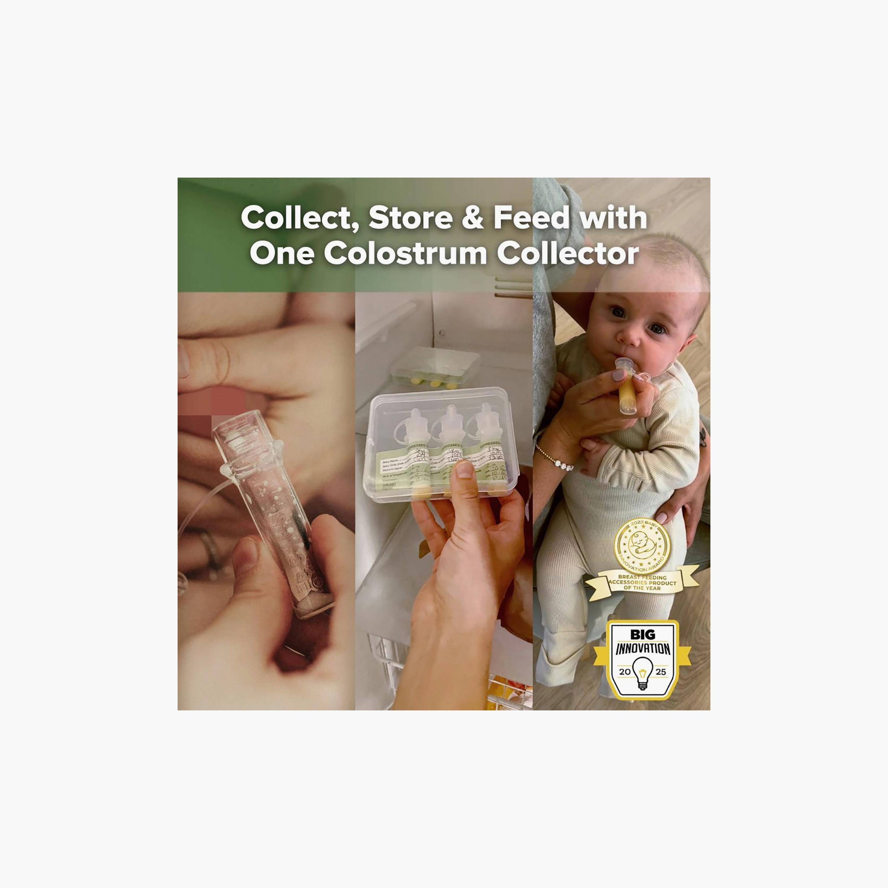 Haakaa Silicone Colostrum Collector with Steriliser Bag & Ice Brick-baby-feeding-breastfeedingandcare-image-3