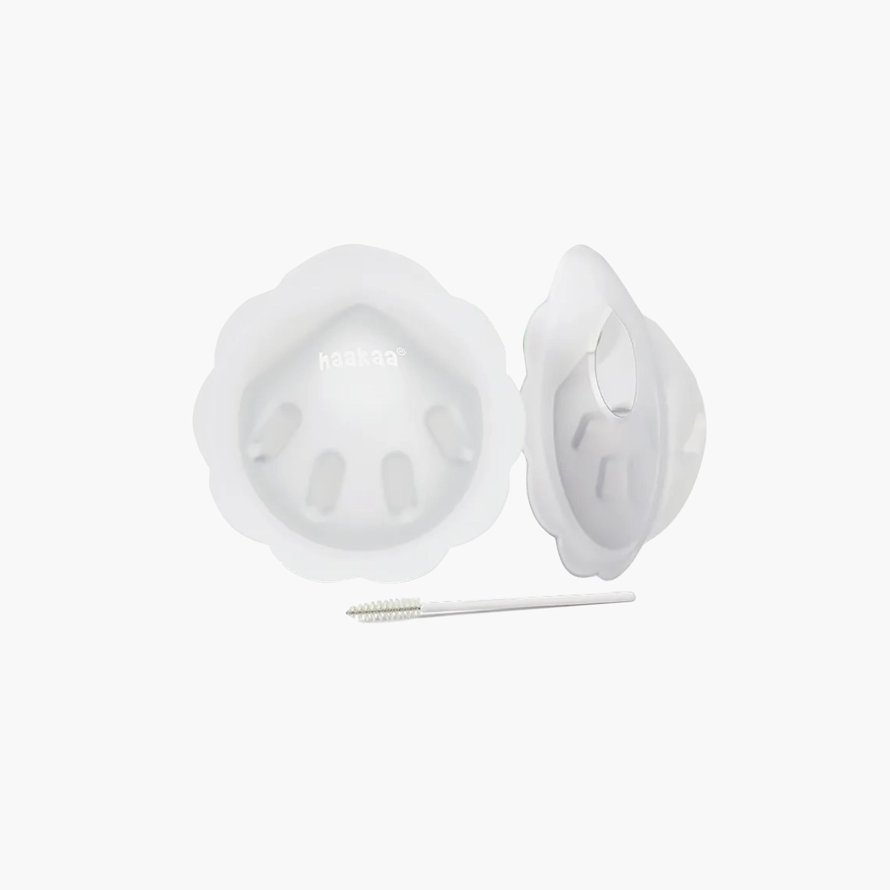 Haakaa 2-Piece Petal Soft Silicone Milk Collector-baby-feeding-breastfeedingandcare-image-1