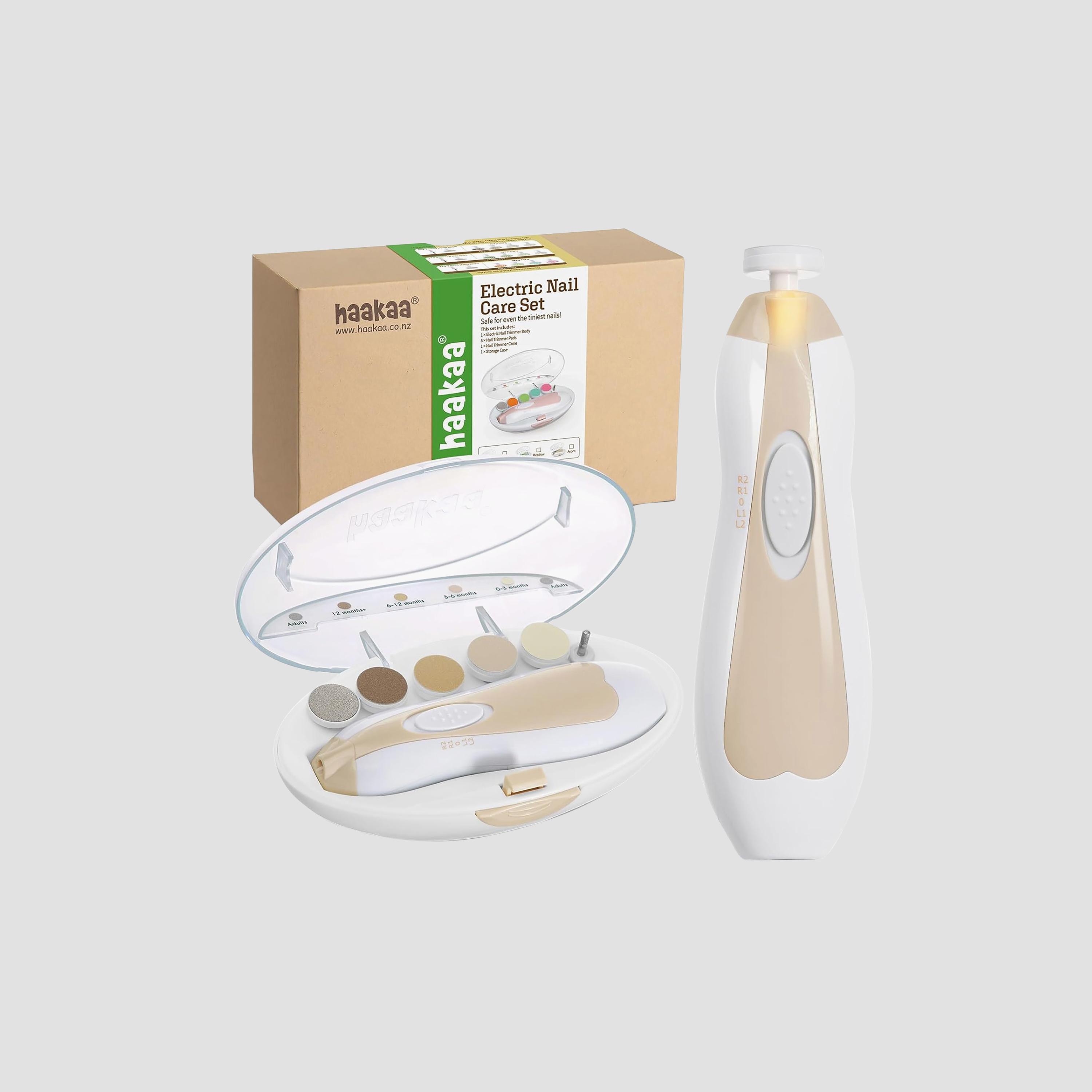 Haakaa Baby Battery Operated Nail Care Kit - Acorn-baby-bathandcare-hairbodyskincare-image-3