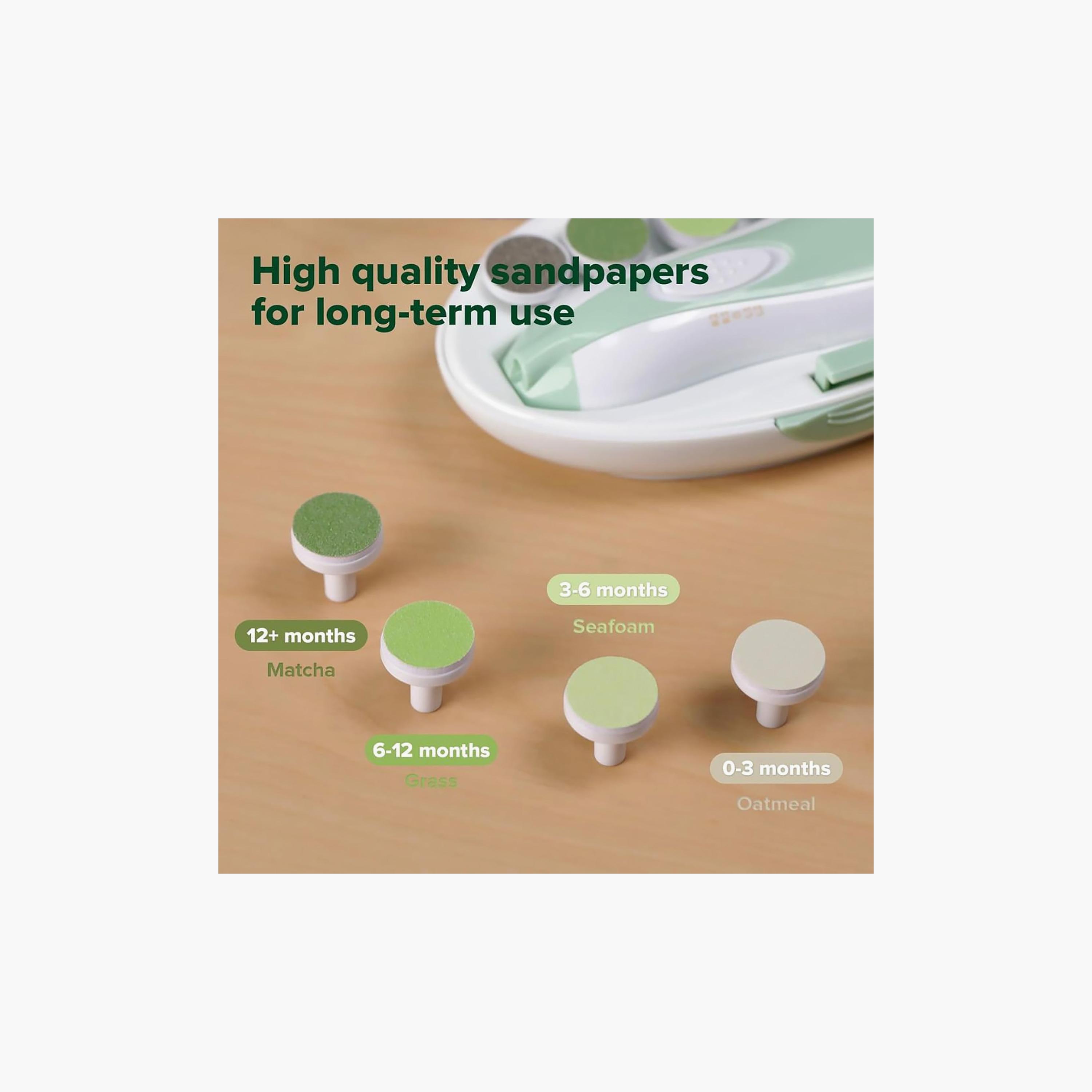 Haakaa 4-Piece Electric Nail Trimmer Replacement Pads - Meadow-baby-bathandcare-hairbodyskincare-image-7