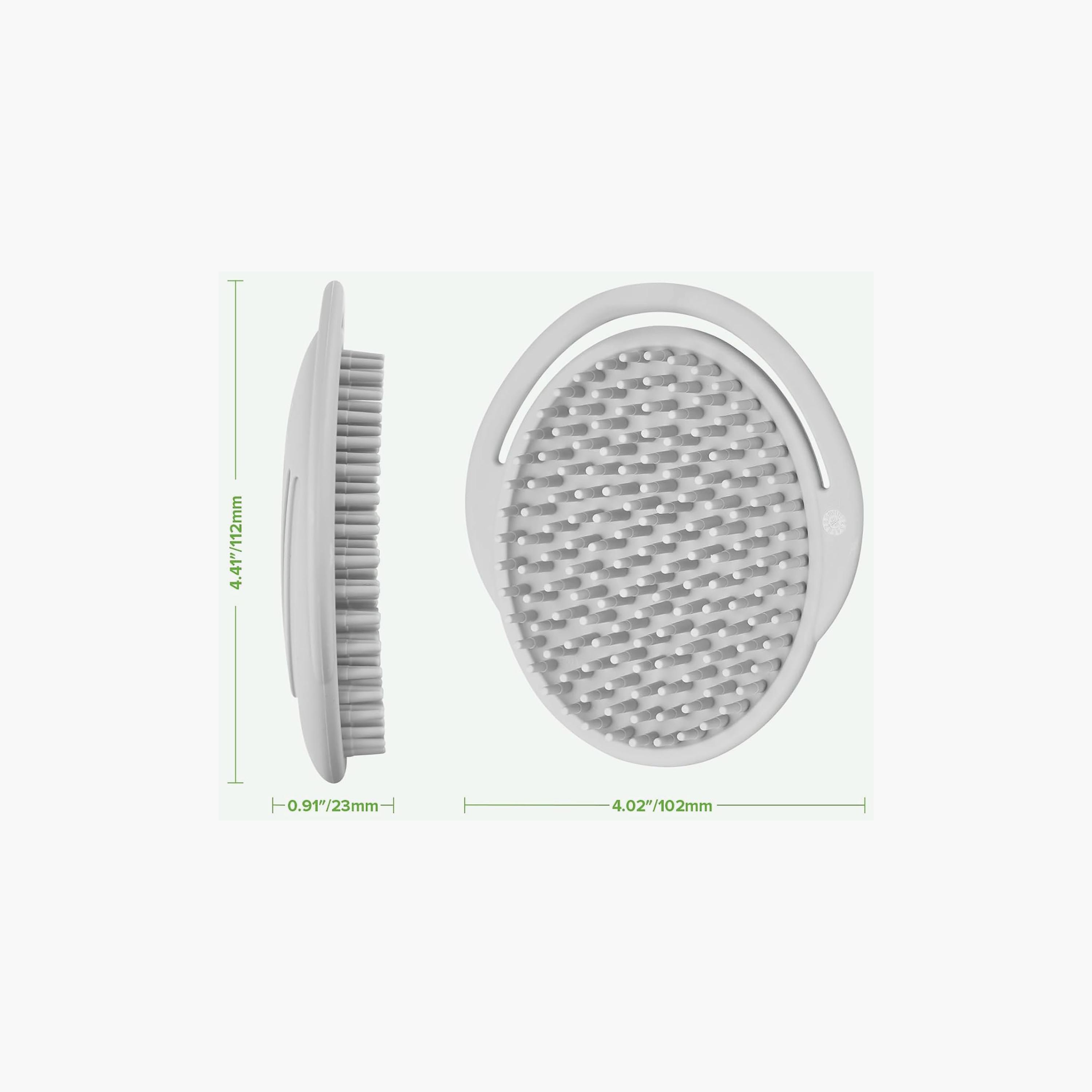 Haakaa Silicone Shampoo Brush - Slate Grey-baby-bathandcare-hairbodyskincare-image-9
