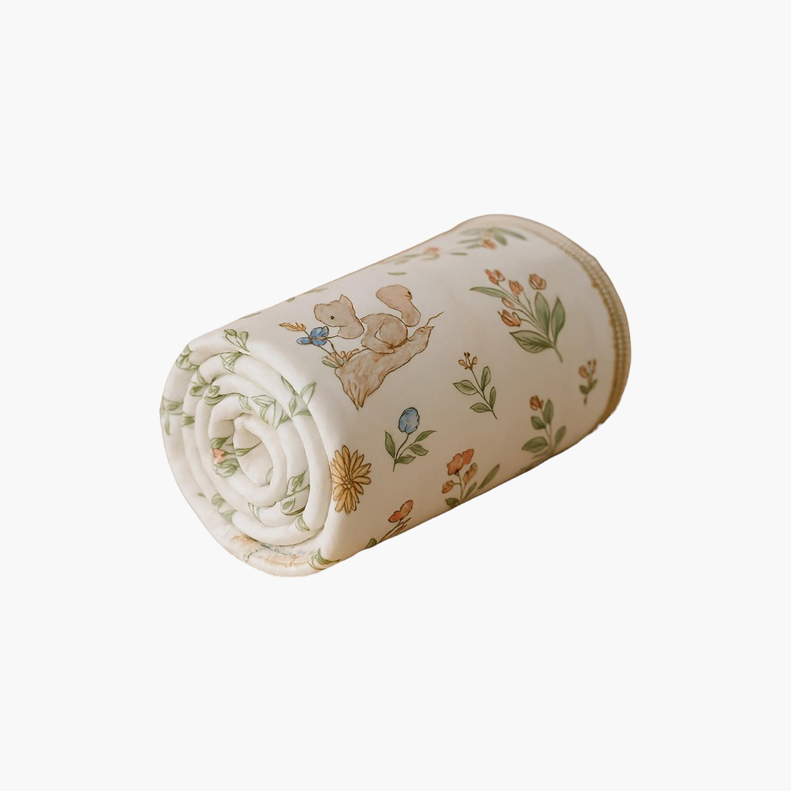 Kinder Valley Extra Soft Jersey Blanket - Enchanted Garden-baby-nursery-blanketsandswaddles-blanketsandquilts-image-1