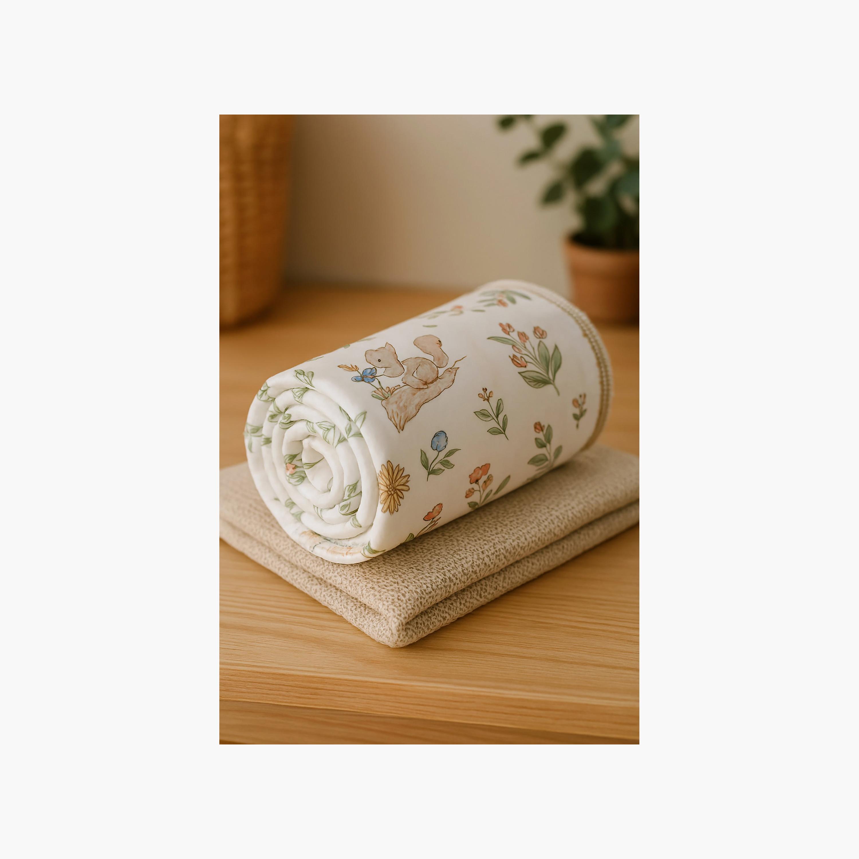 Kinder Valley Extra Soft Jersey Blanket - Enchanted Garden-baby-nursery-blanketsandswaddles-blanketsandquilts-image-3