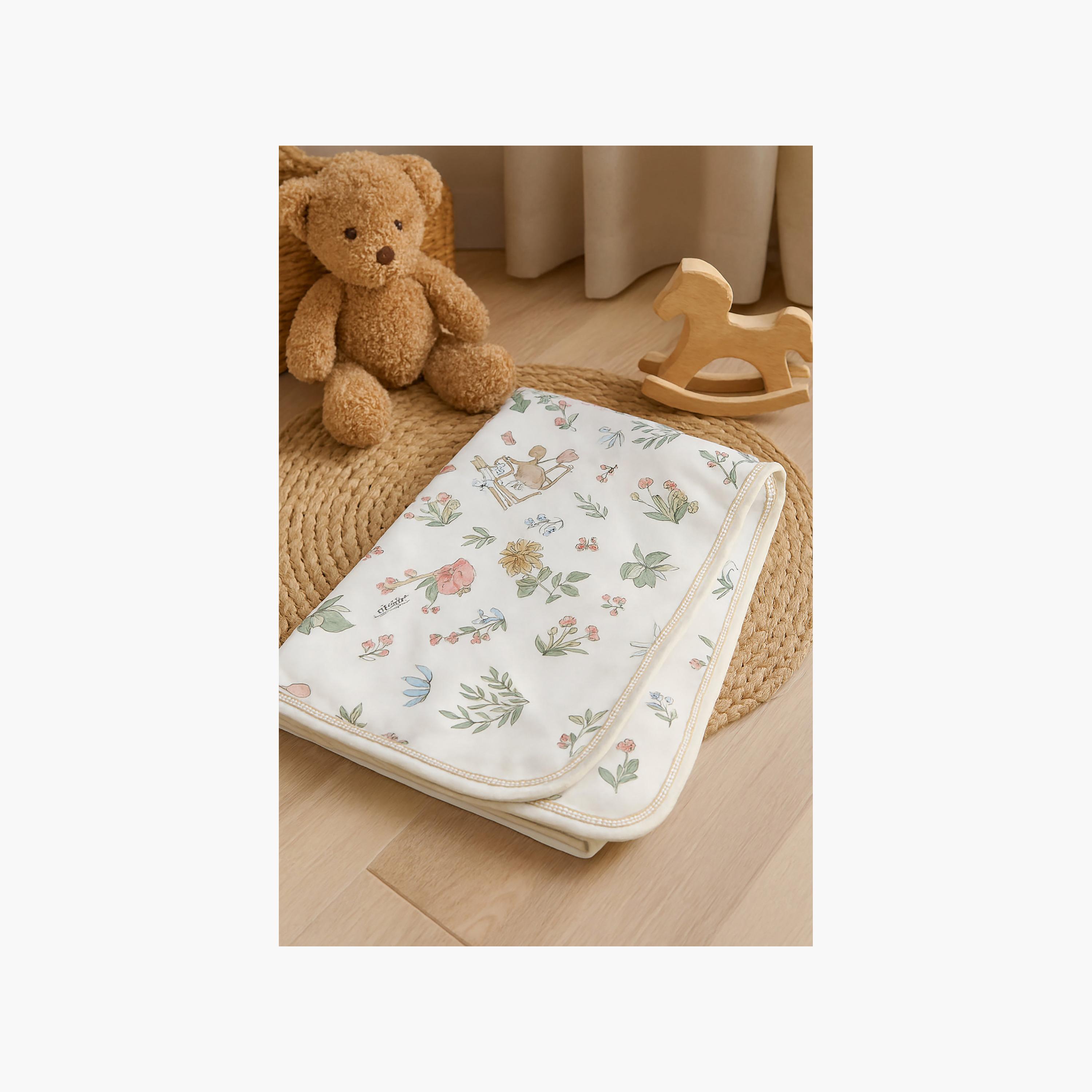 Kinder Valley Extra Soft Jersey Blanket - Enchanted Garden-baby-nursery-blanketsandswaddles-blanketsandquilts-image-5
