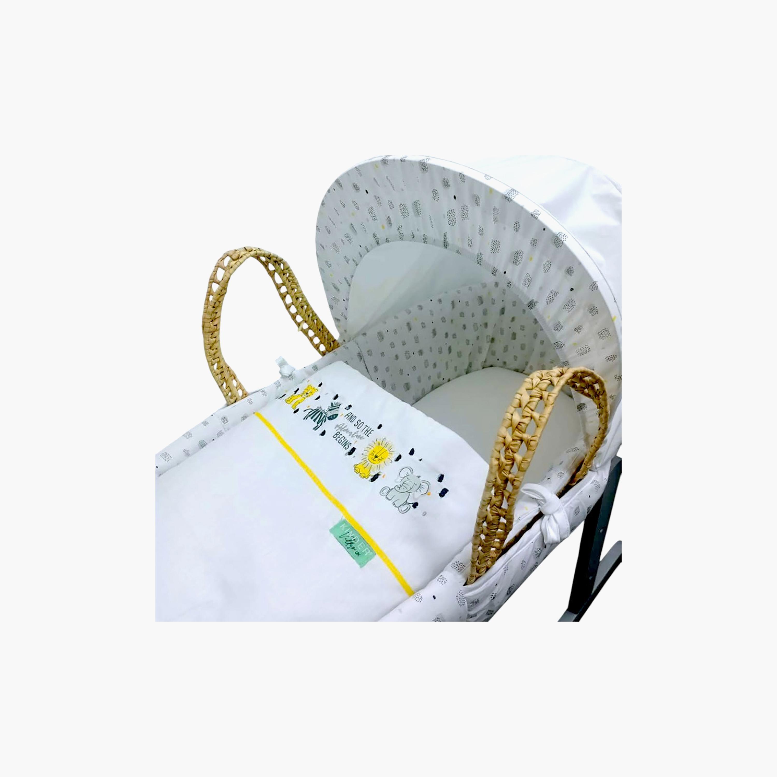 Kinder Valley Safari Moses Basket with Rocking Stand-baby-nursery-furniture-mosesbaskets-image-2
