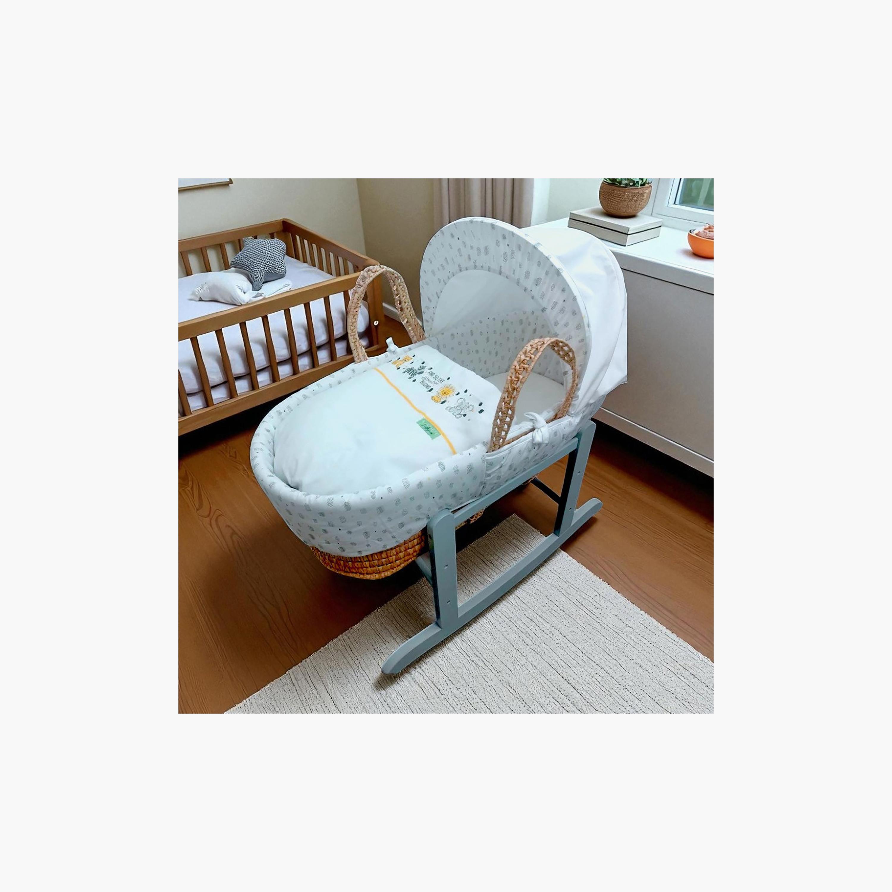 Kinder Valley Safari Moses Basket with Rocking Stand-baby-nursery-furniture-mosesbaskets-image-3