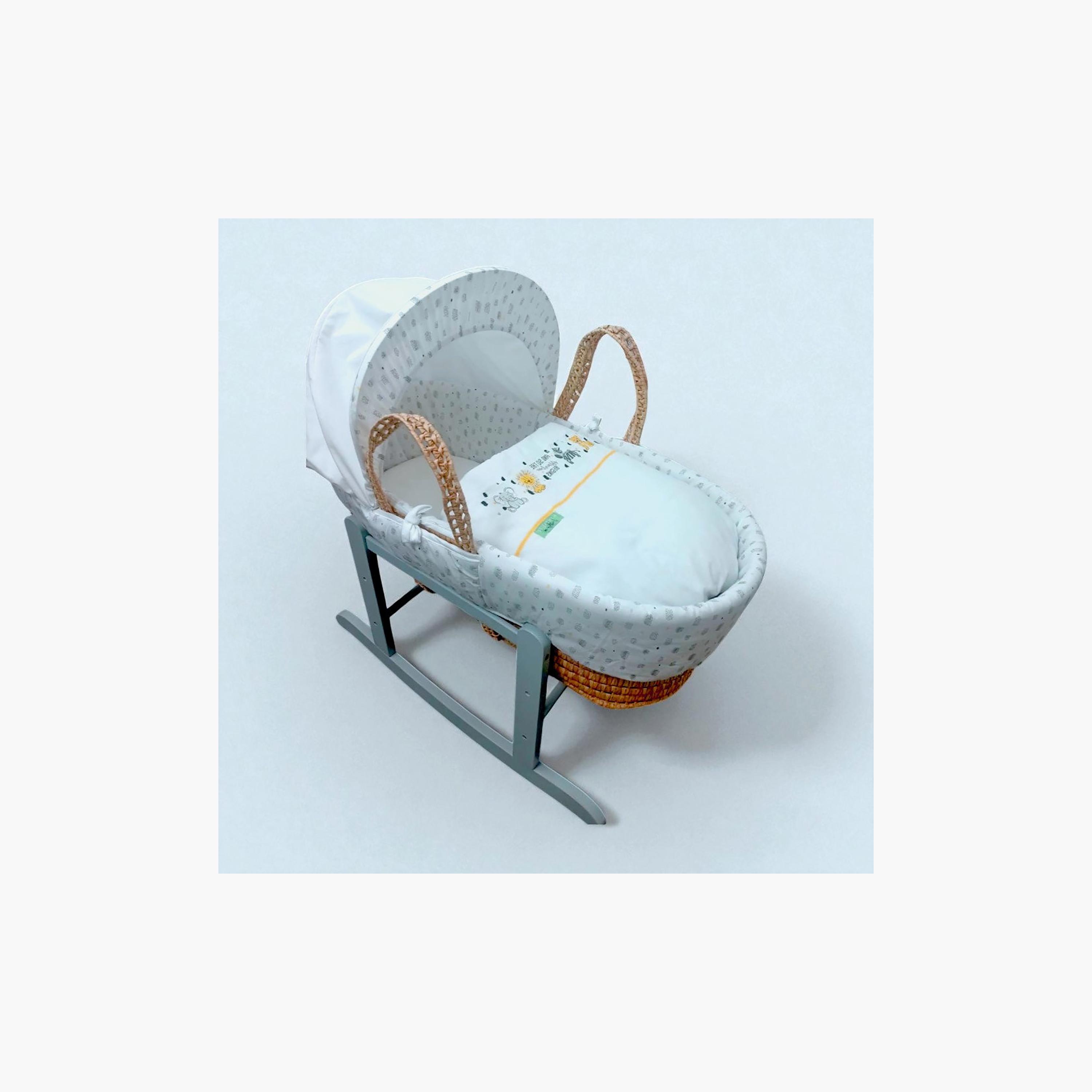 Kinder Valley Safari Moses Basket with Rocking Stand-baby-nursery-furniture-mosesbaskets-image-4