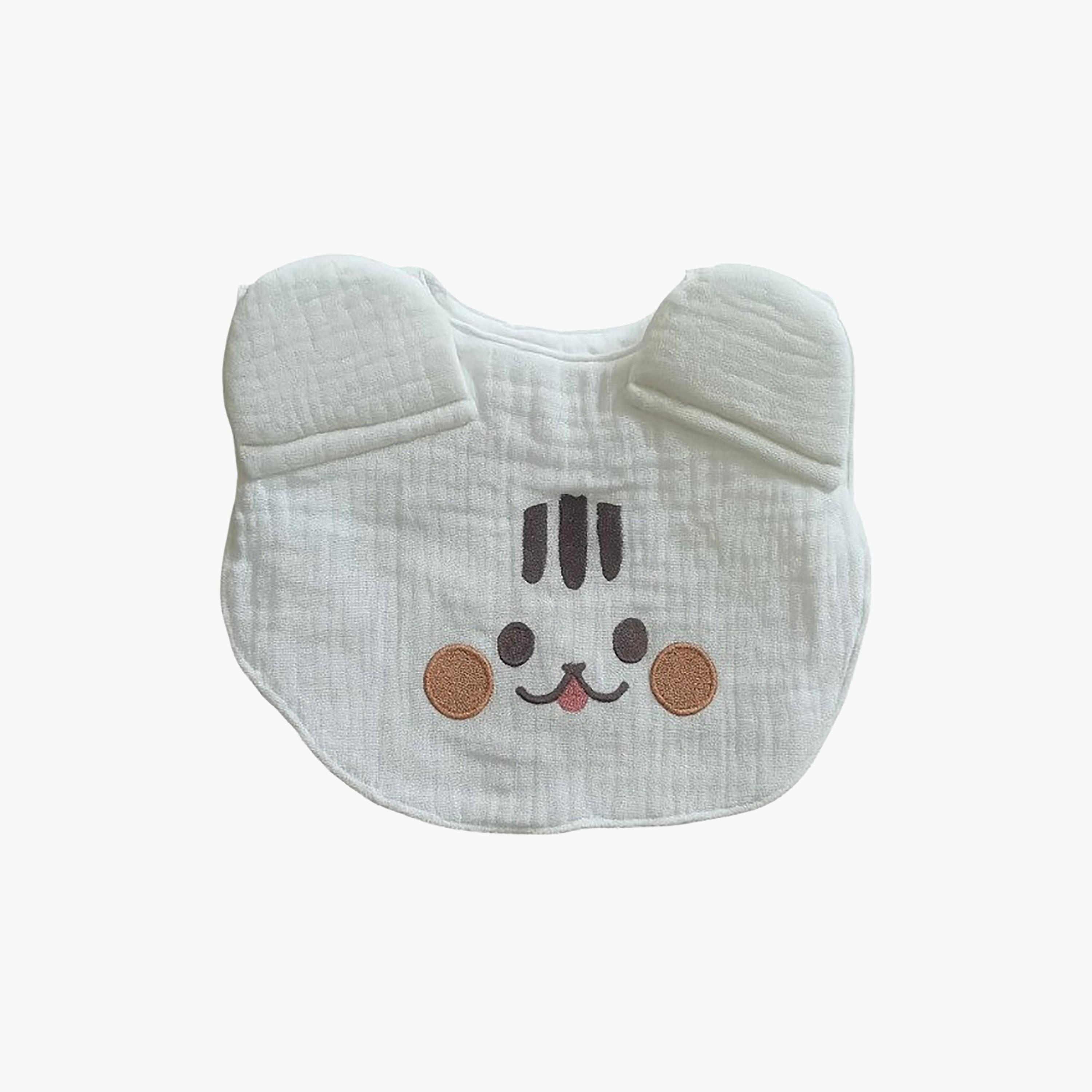 مريلة بأزرار بتصميم الأرنب من كيندر فالي-baby-feeding-bibs-image-1
