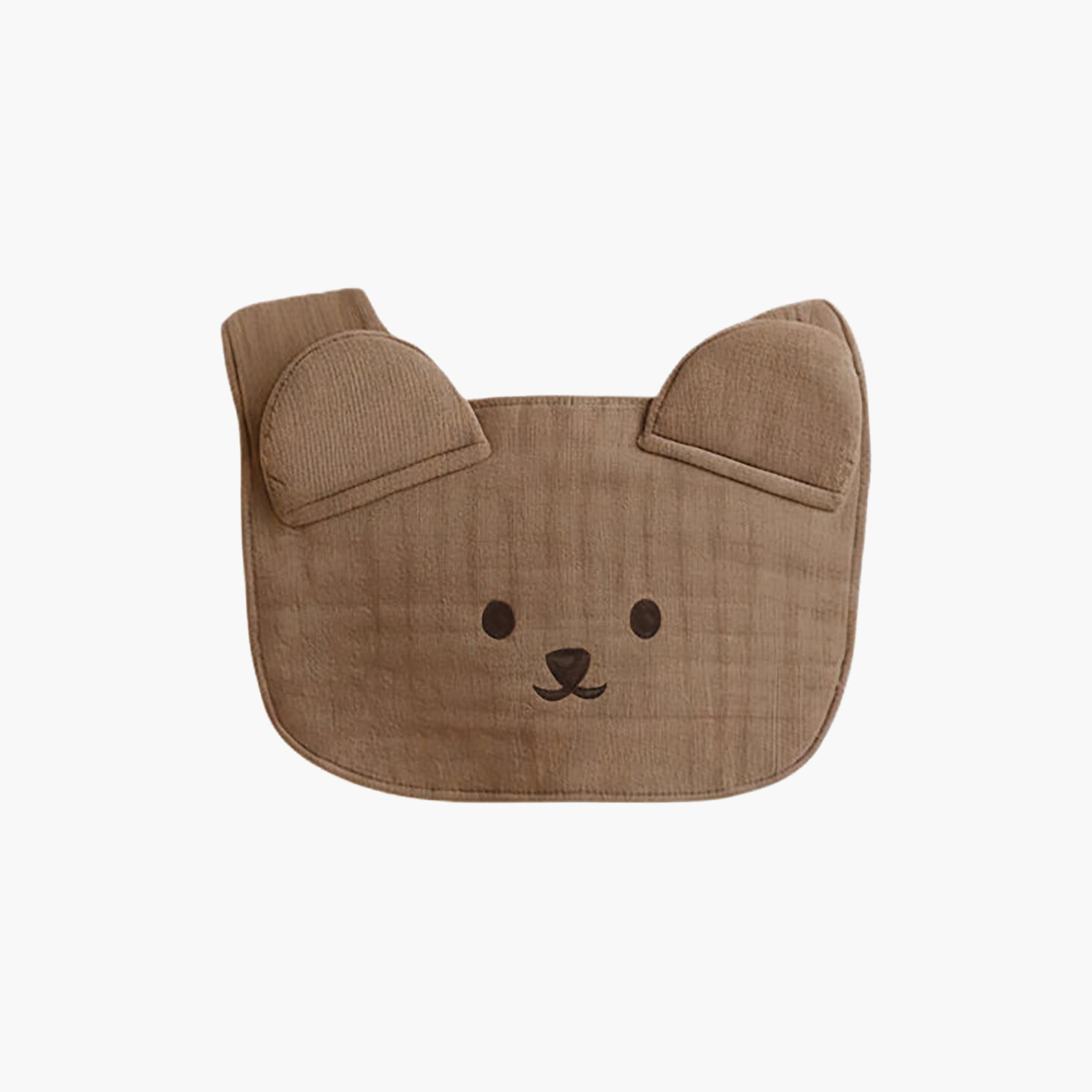 Kinder Valley Teddy Button Bib-baby-feeding-bibs-image-1