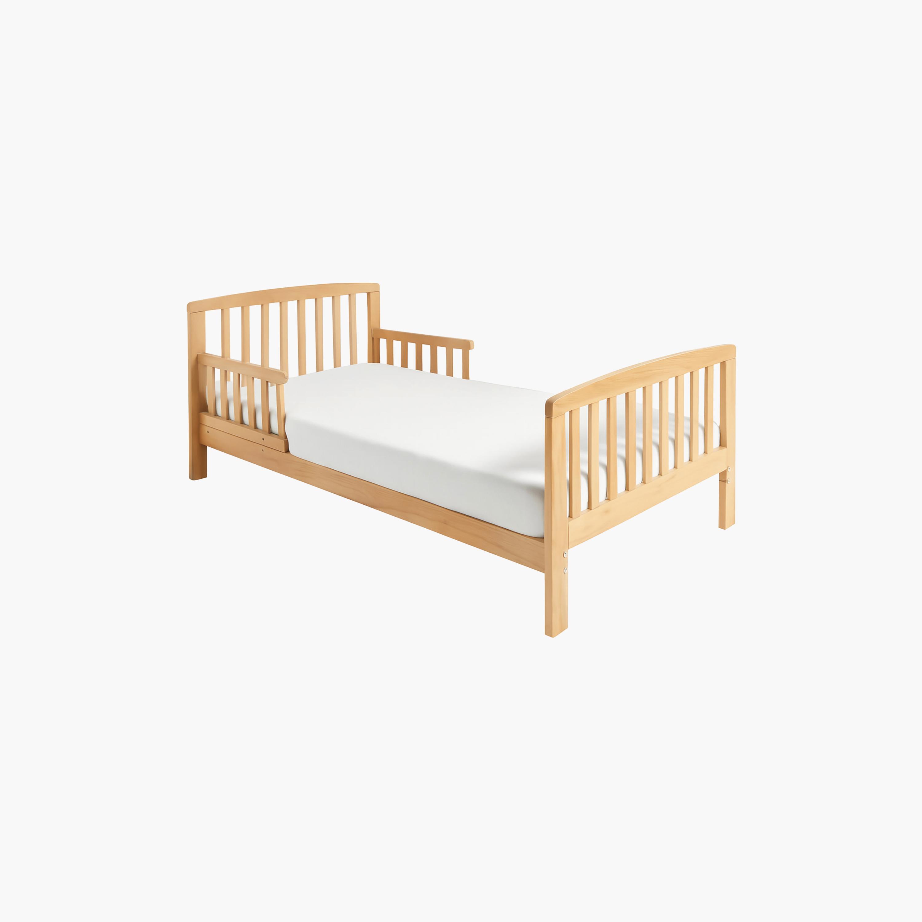Kinder Valley New Zealand Pine Bed with Mattress - Sydney-baby-nursery-furniture-cribsandbeds-beds-image-1
