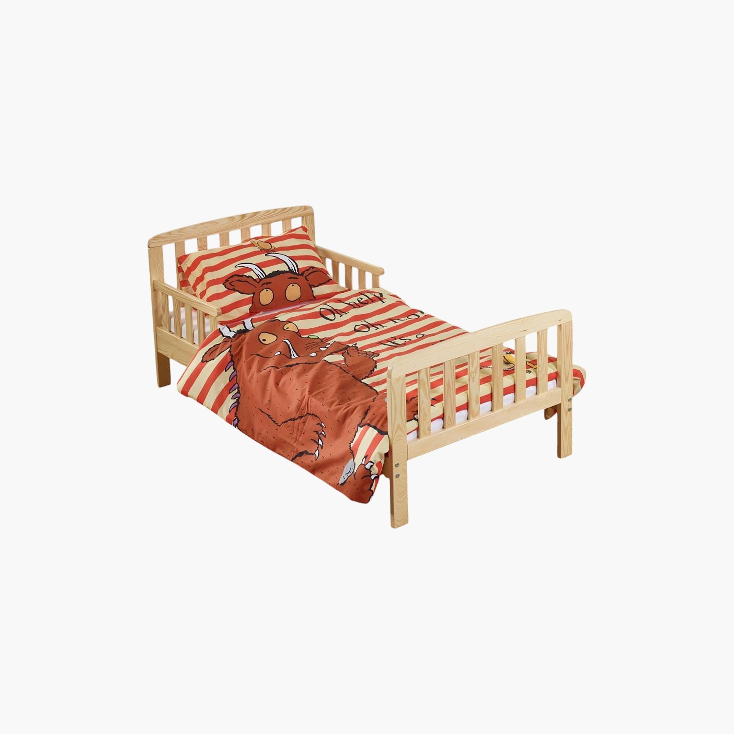 Kinder Valley Quilted Grufallo Bedding Set with Sydney Toddler Bed & Kinderflow Mattress-baby-nursery-babybedding-image-1