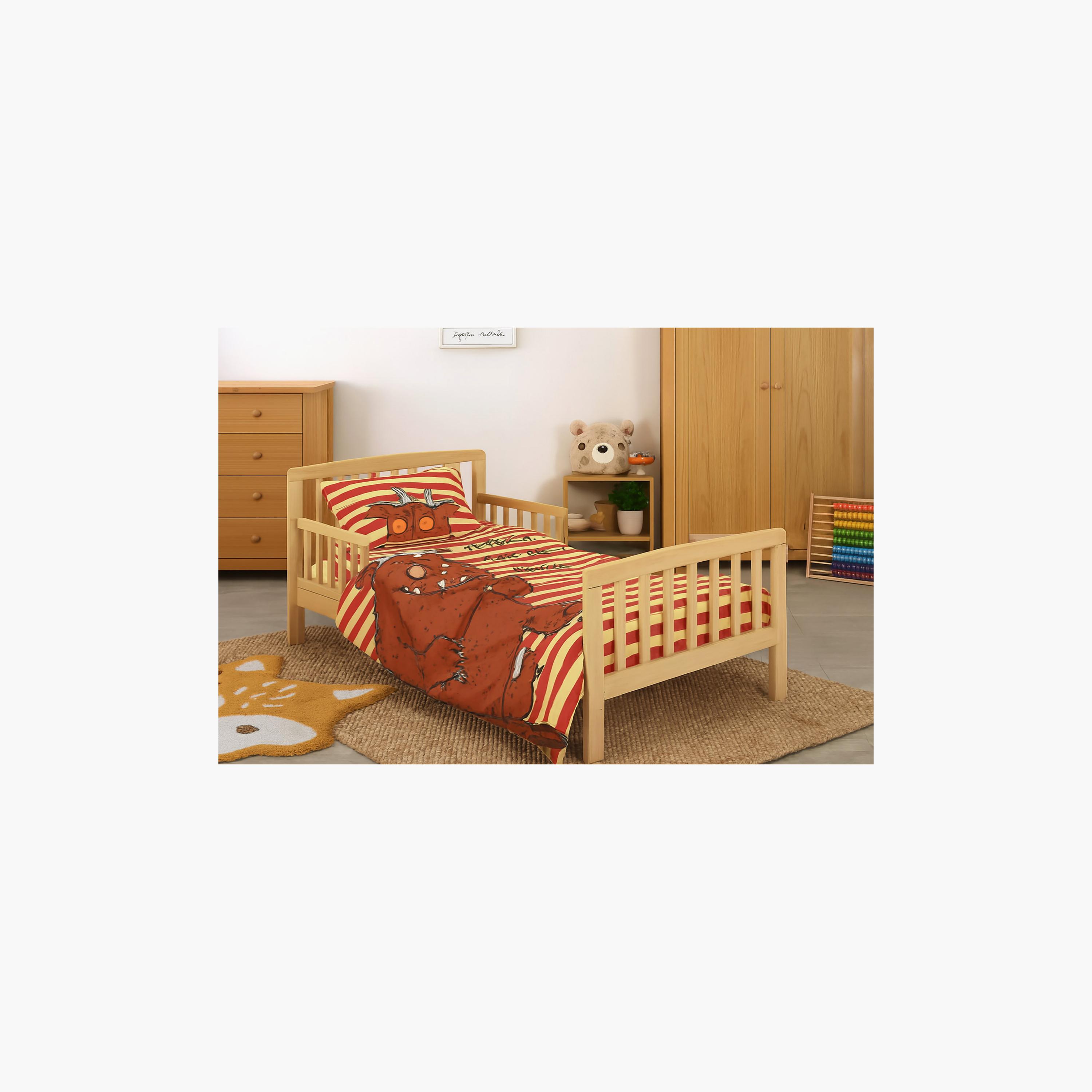 Kinder Valley Quilted Grufallo Bedding Set with Sydney Toddler Bed & Kinderflow Mattress-baby-nursery-babybedding-image-2
