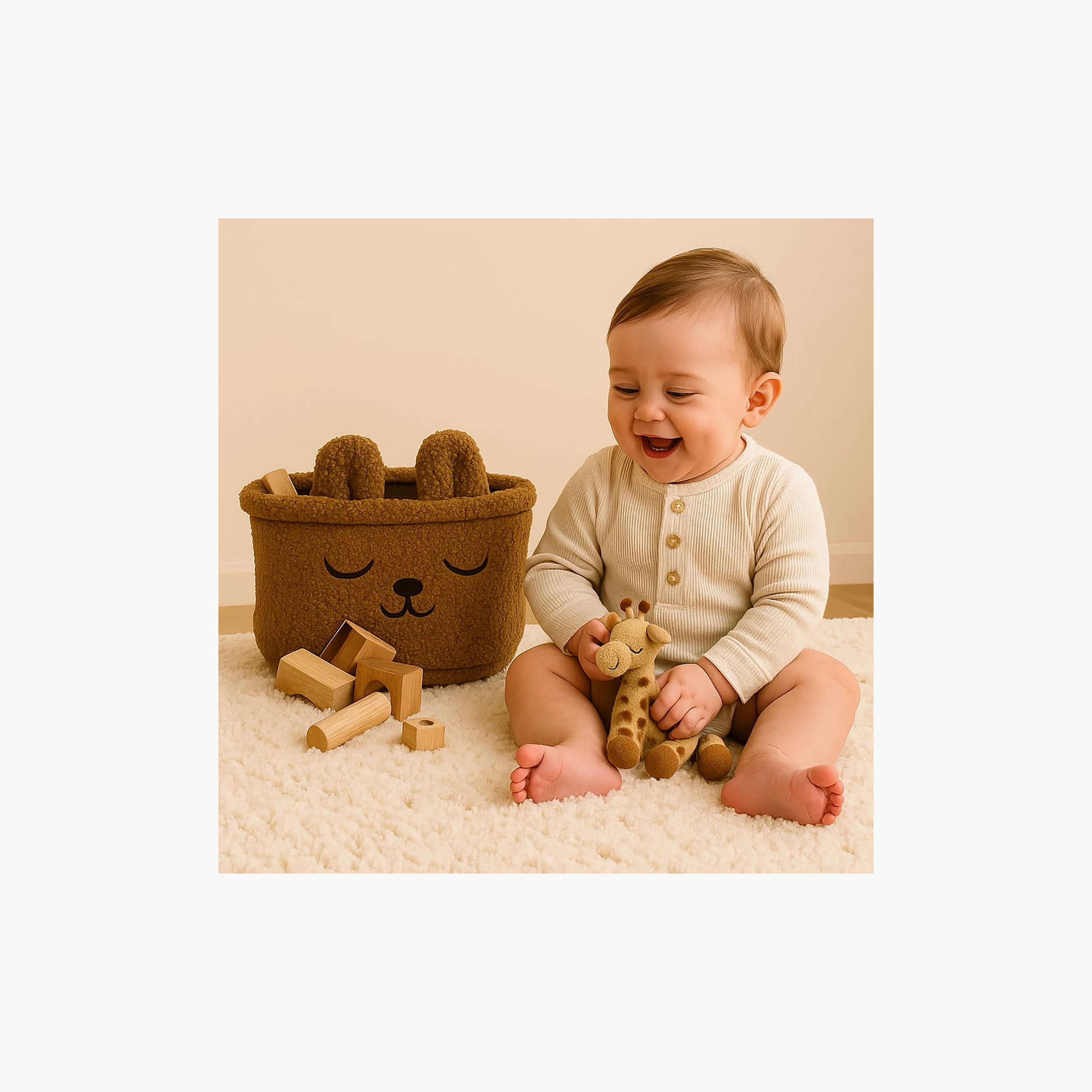 Kinder Valley Bear Sherpa Storage Tub-baby-nursery-roomdecor-image-2