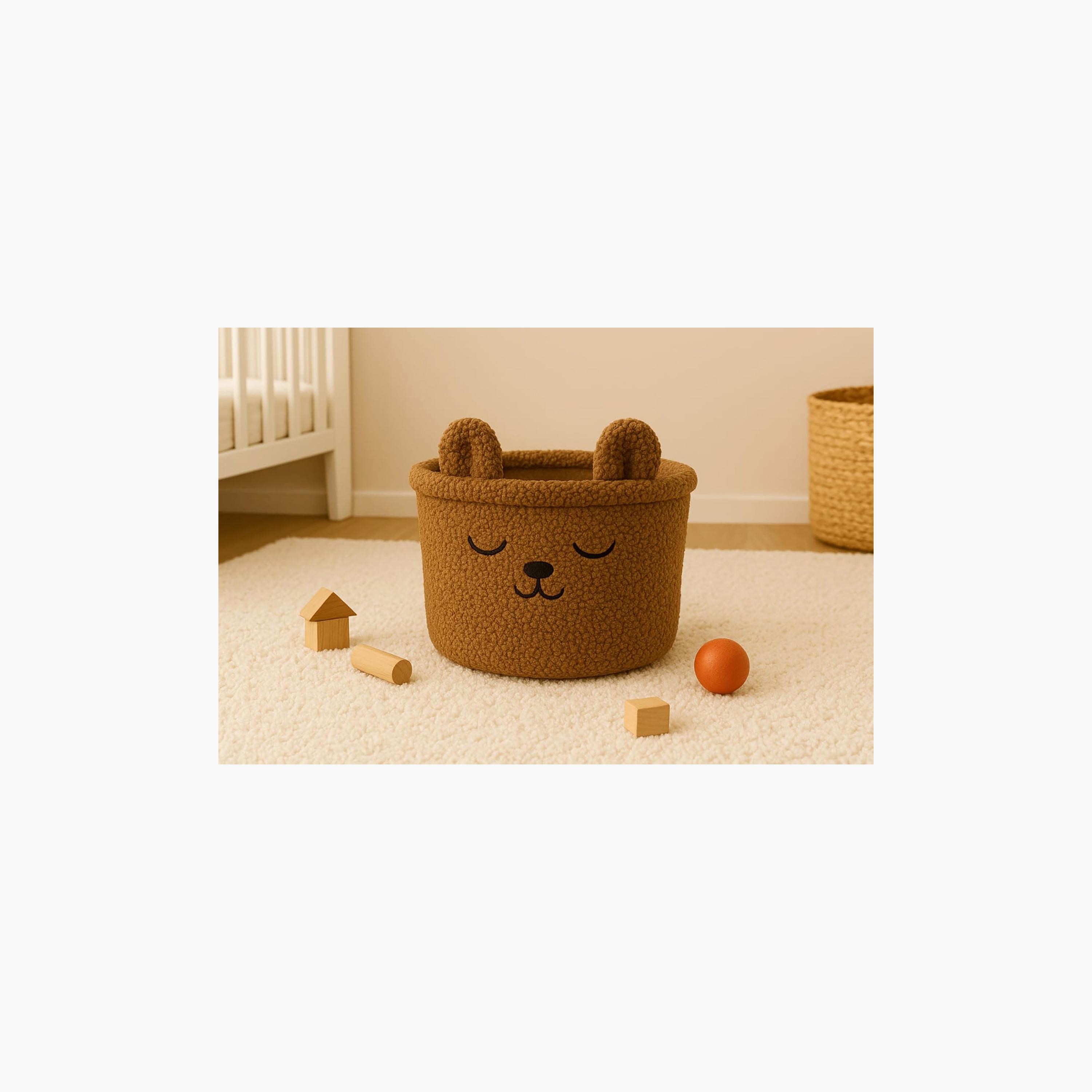 Kinder Valley Bear Sherpa Storage Tub-baby-nursery-roomdecor-image-3