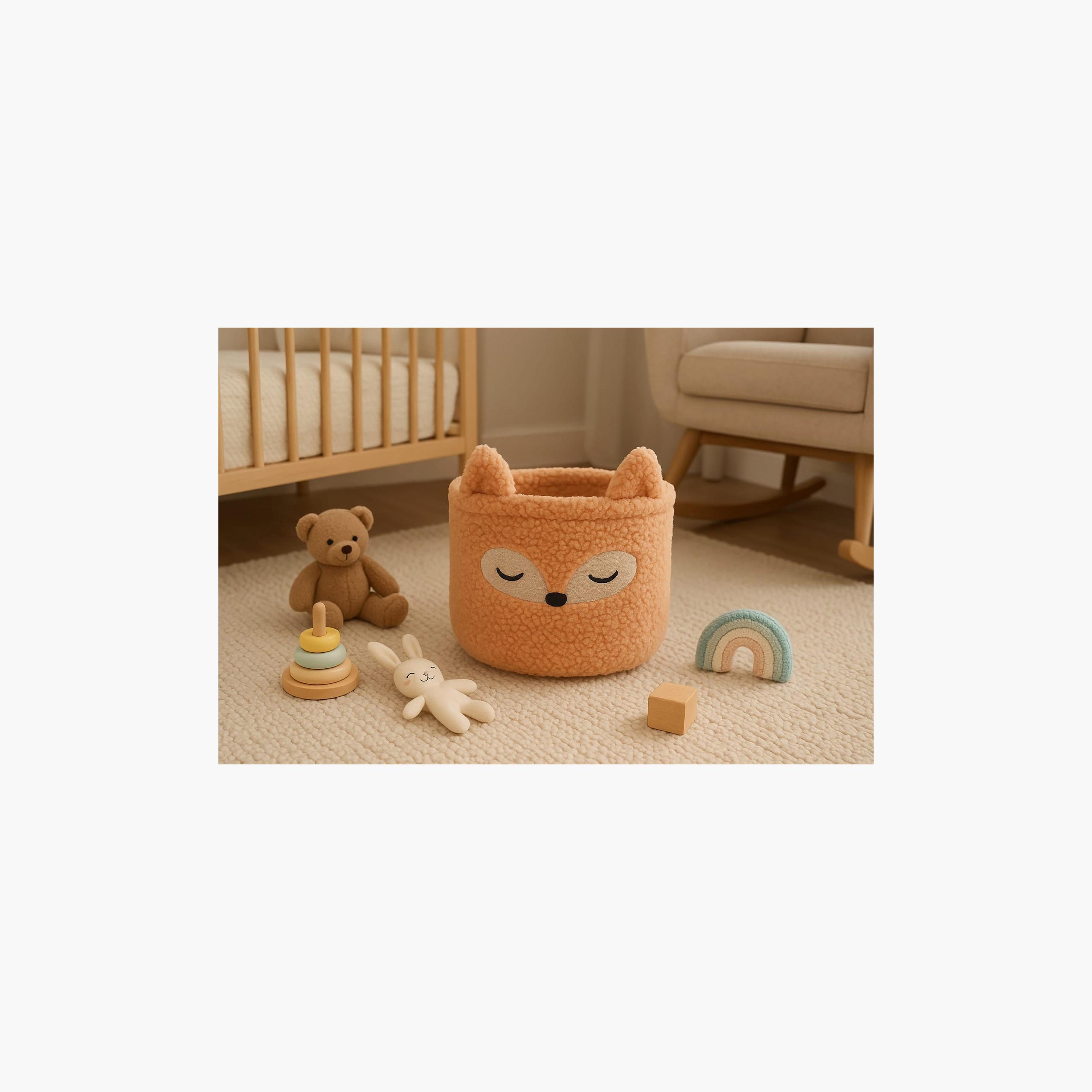 Kinder Valley Fox Sherpa Storage Tub-baby-nursery-roomdecor-image-3