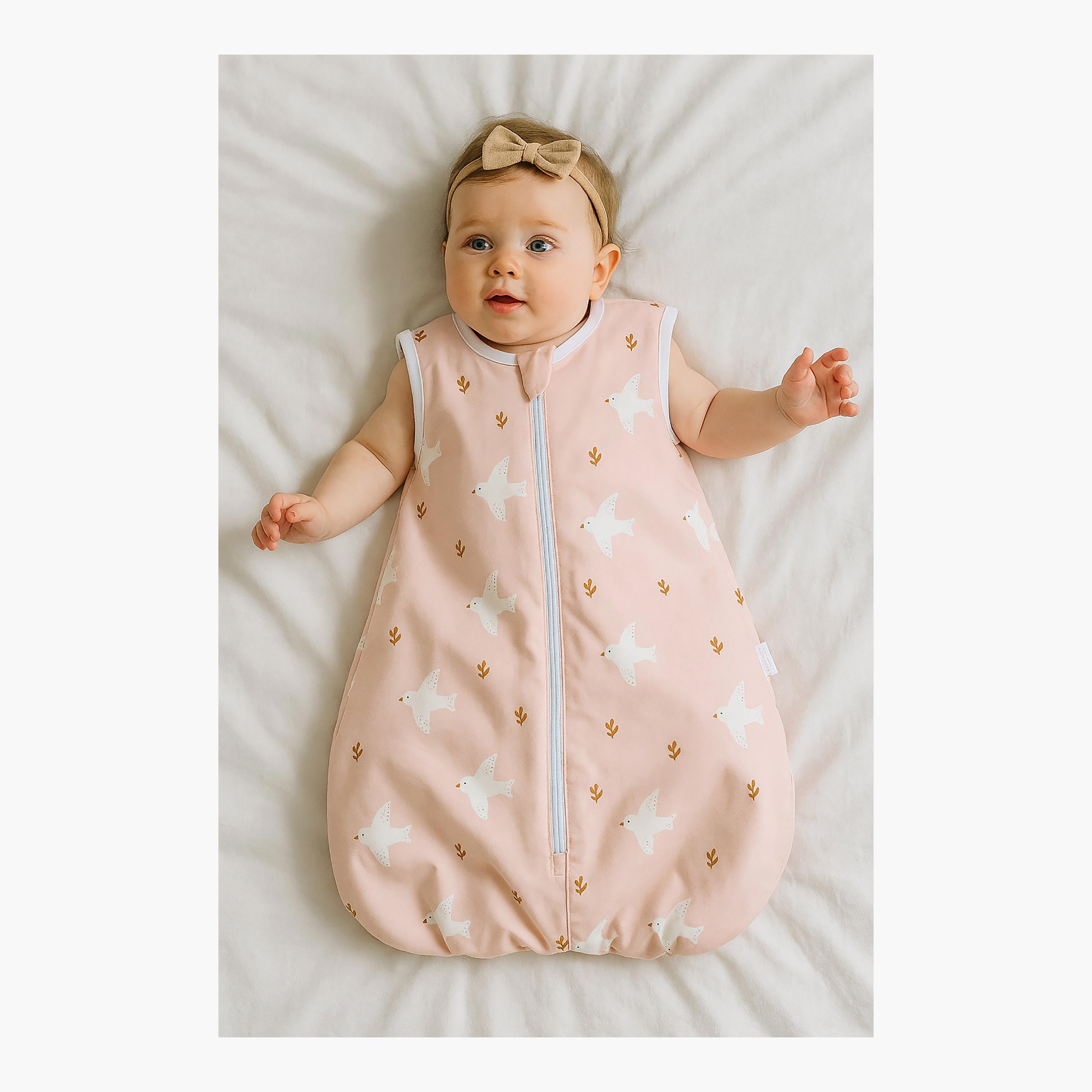 Kinder Valley Sleeveless Cotton Sleep Bag - Starling Dream - S-baby-nursery-blanketsandswaddles-swaddlesandsleepingbags-image-3