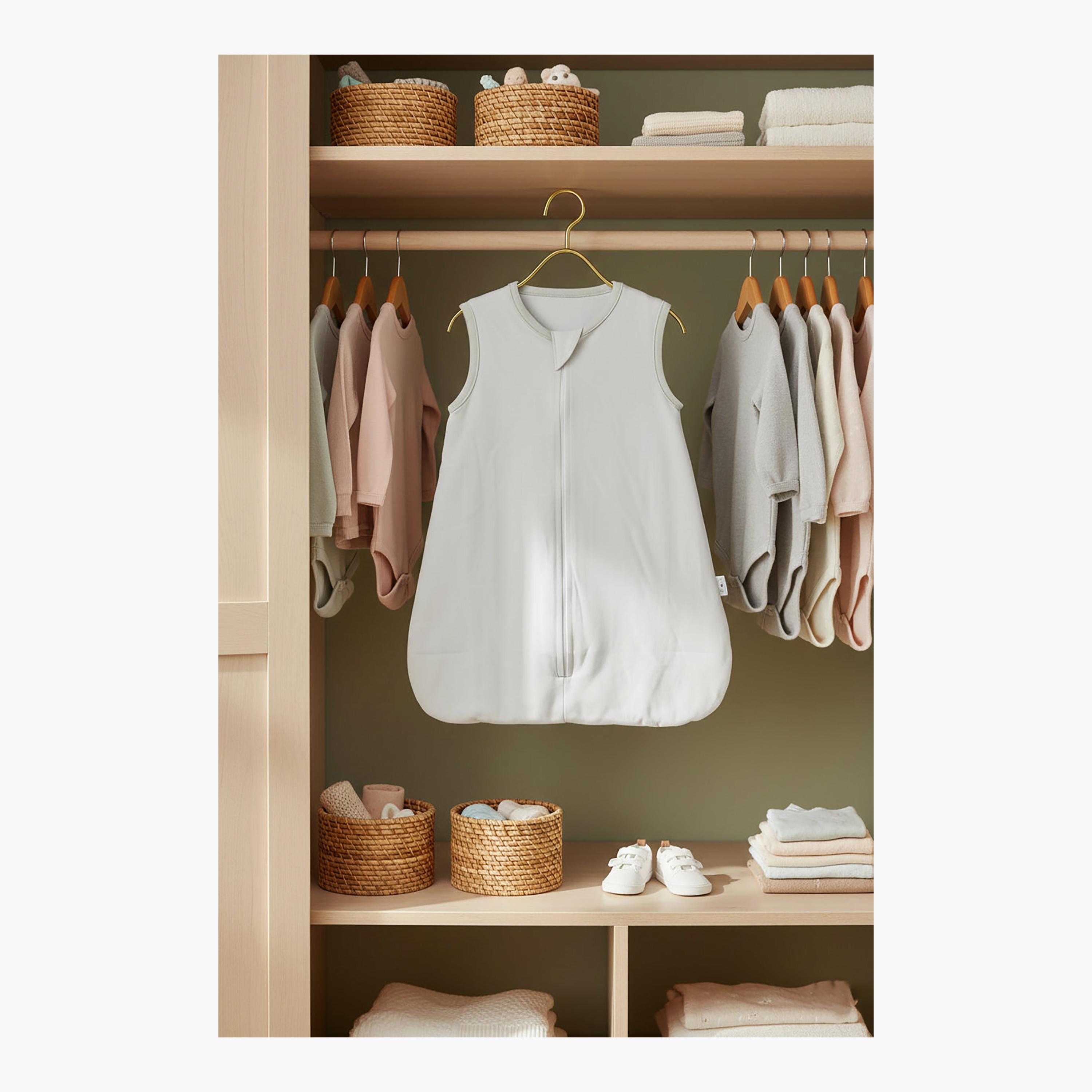 كيس نوم قطني بدون أكمام - رمادي - مقاس S من كيندر فالي-baby-nursery-blanketsandswaddles-swaddlesandsleepingbags-image-8