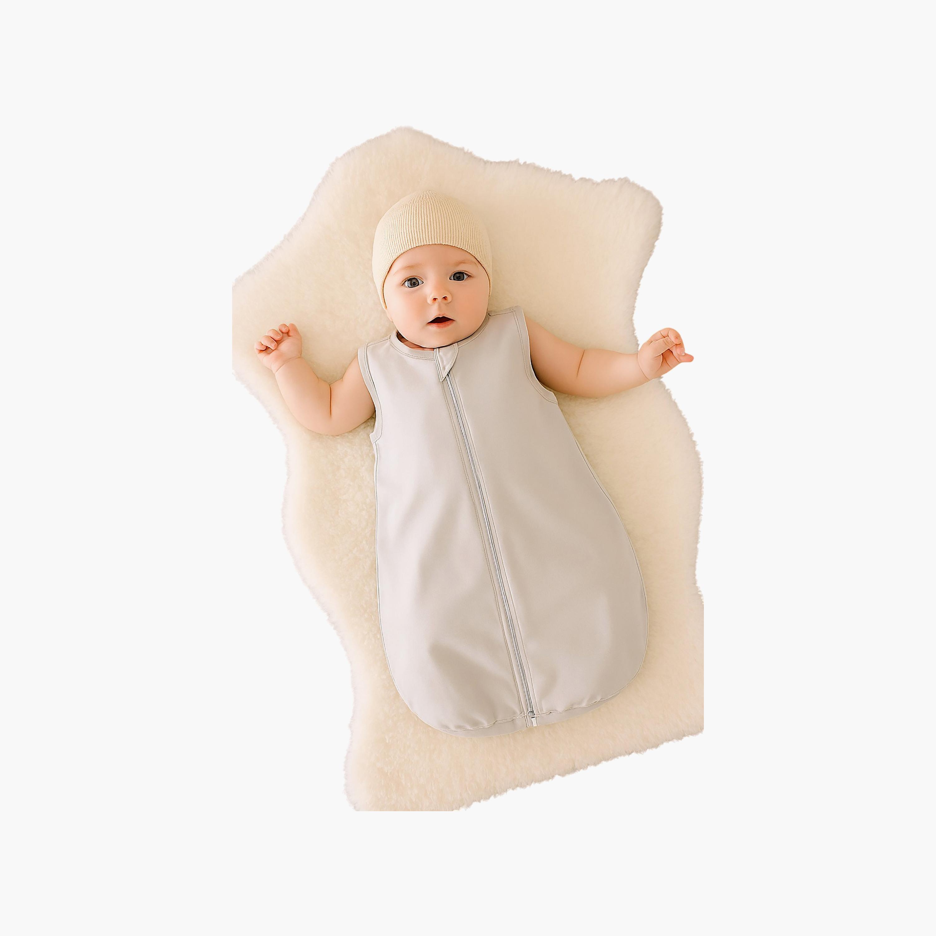 Kinder Valley 2-Piece Sleeveless Cotton Sleeping Bag - Flora & Grey - M-baby-nursery-blanketsandswaddles-swaddlesandsleepingbags-image-2