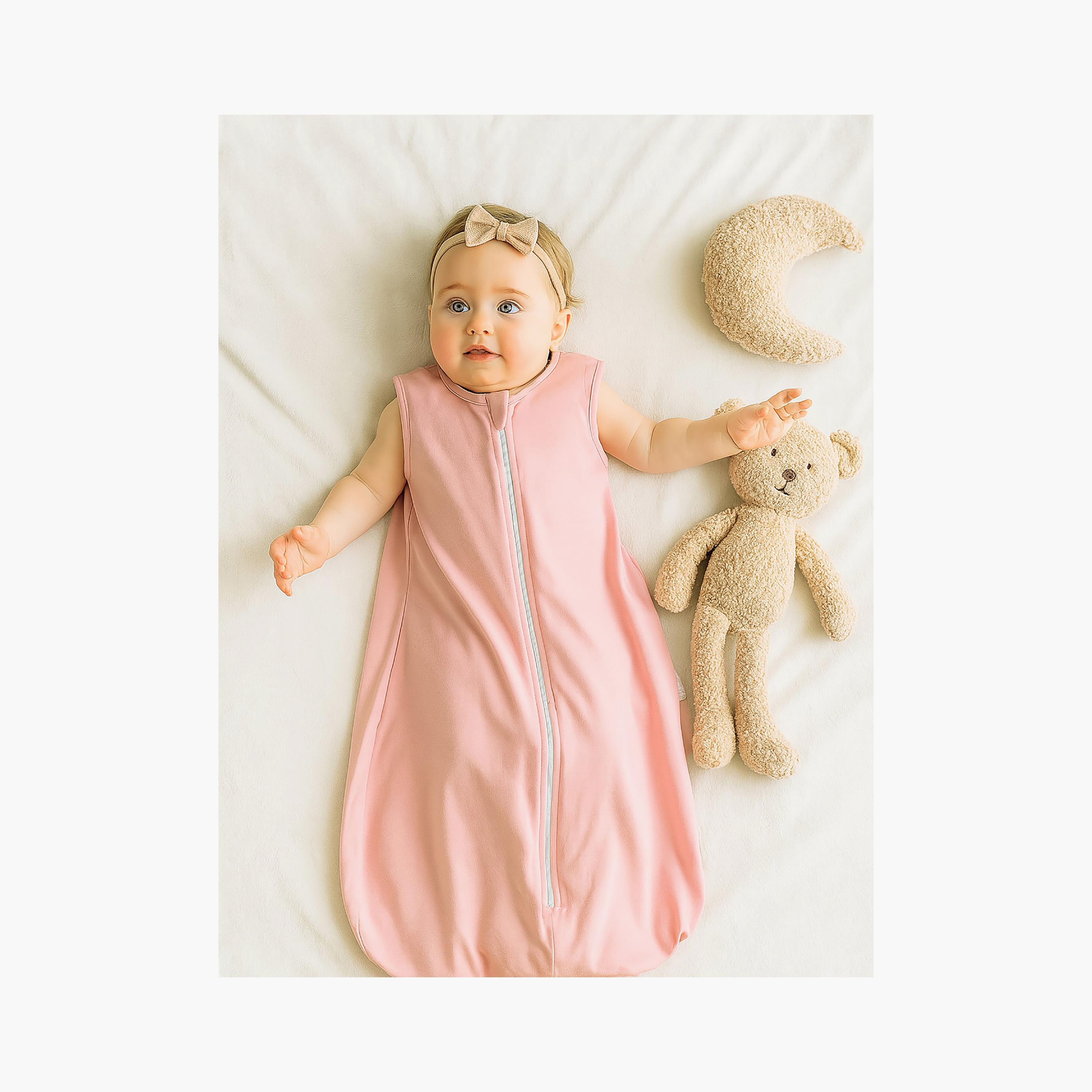 Kinder Valley 2-Piece Sleeveless Cotton Sleeping Bag - Pink & Little Ellie - S-baby-nursery-blanketsandswaddles-swaddlesandsleepingbags-image-10