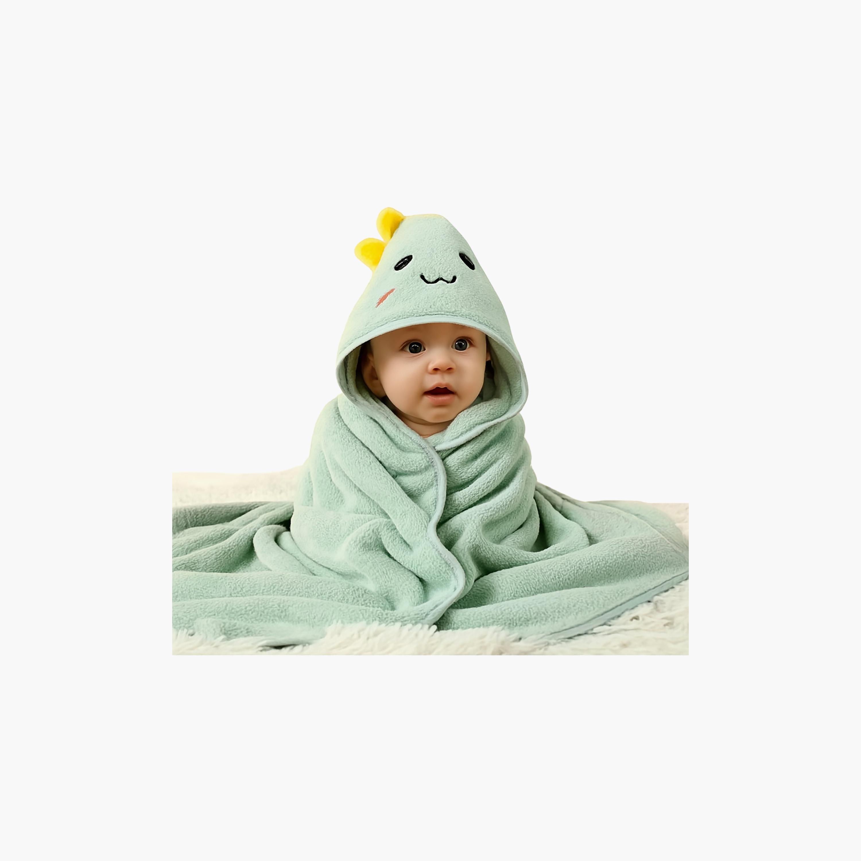 منشفة بوليستر بغطاء رأس - بتصميم روري من كيندر فالي-baby-bathandcare-towels-image-3