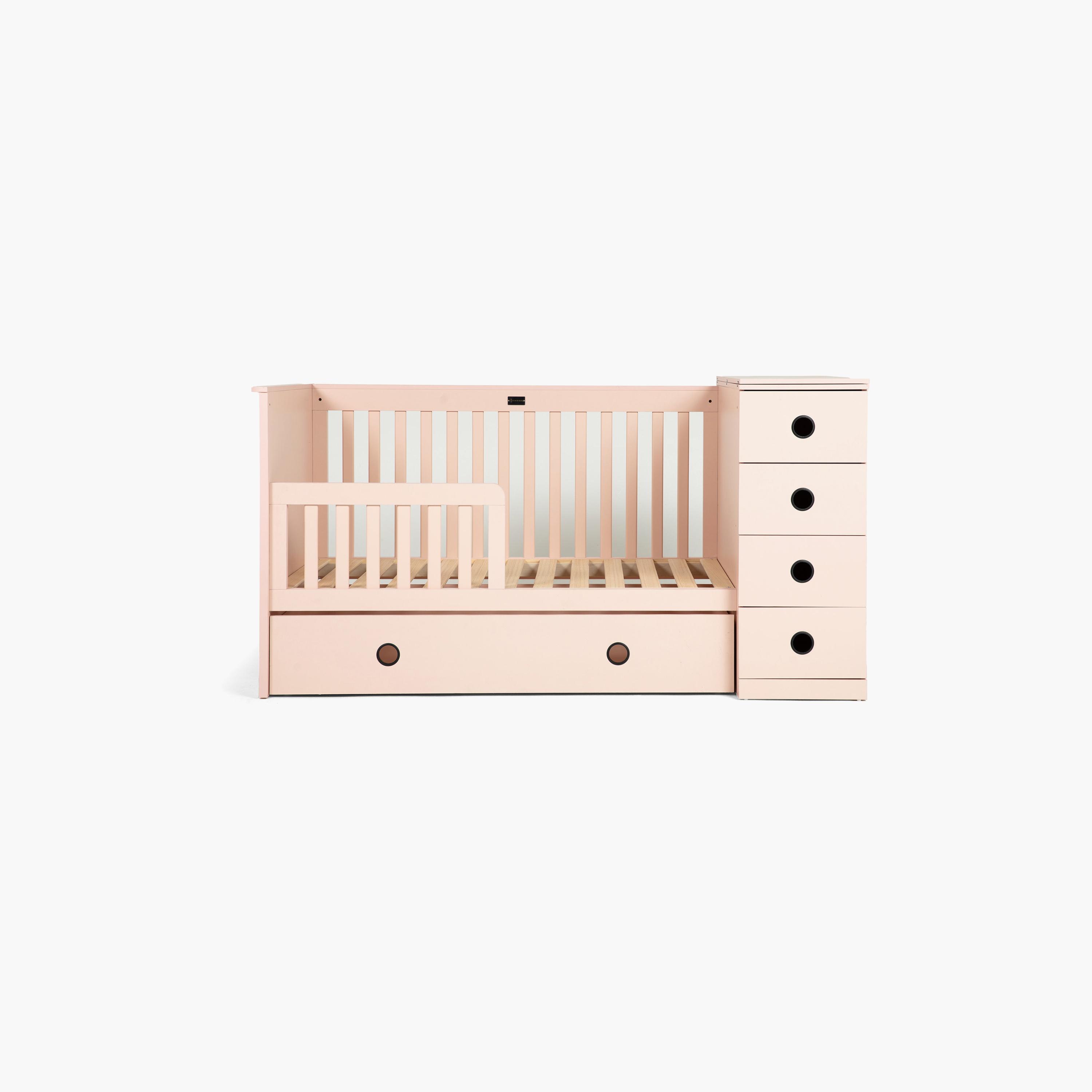 Kinder Valley Tudor Rose Ruby 4-In-1 Luxury Cotbed-baby-nursery-furniture-cribsandbeds-beds-image-1