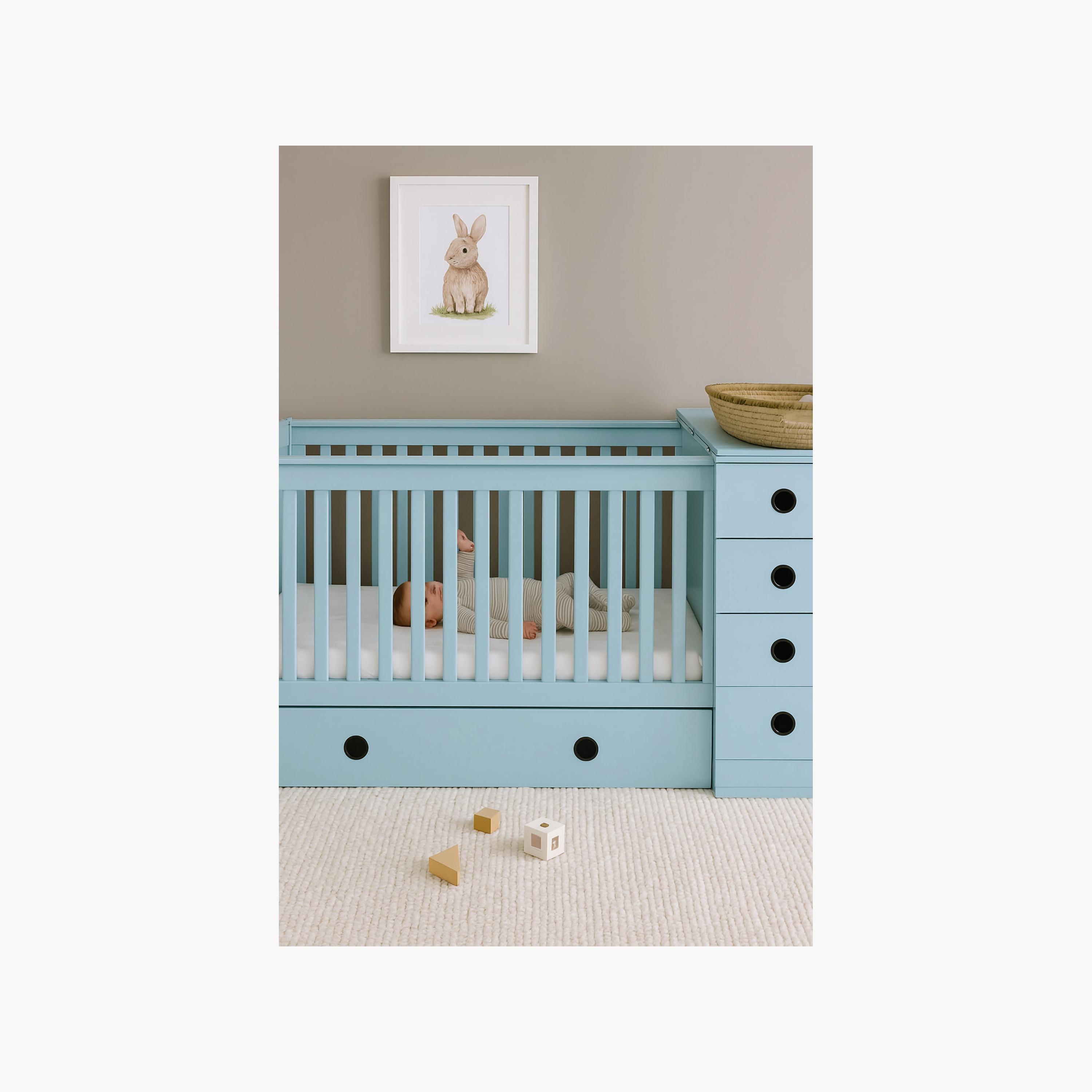 Kinder Valley Tudor Rose Lucas 4-In-1 Luxury Cotbed-baby-nursery-furniture-cribsandbeds-beds-image-10