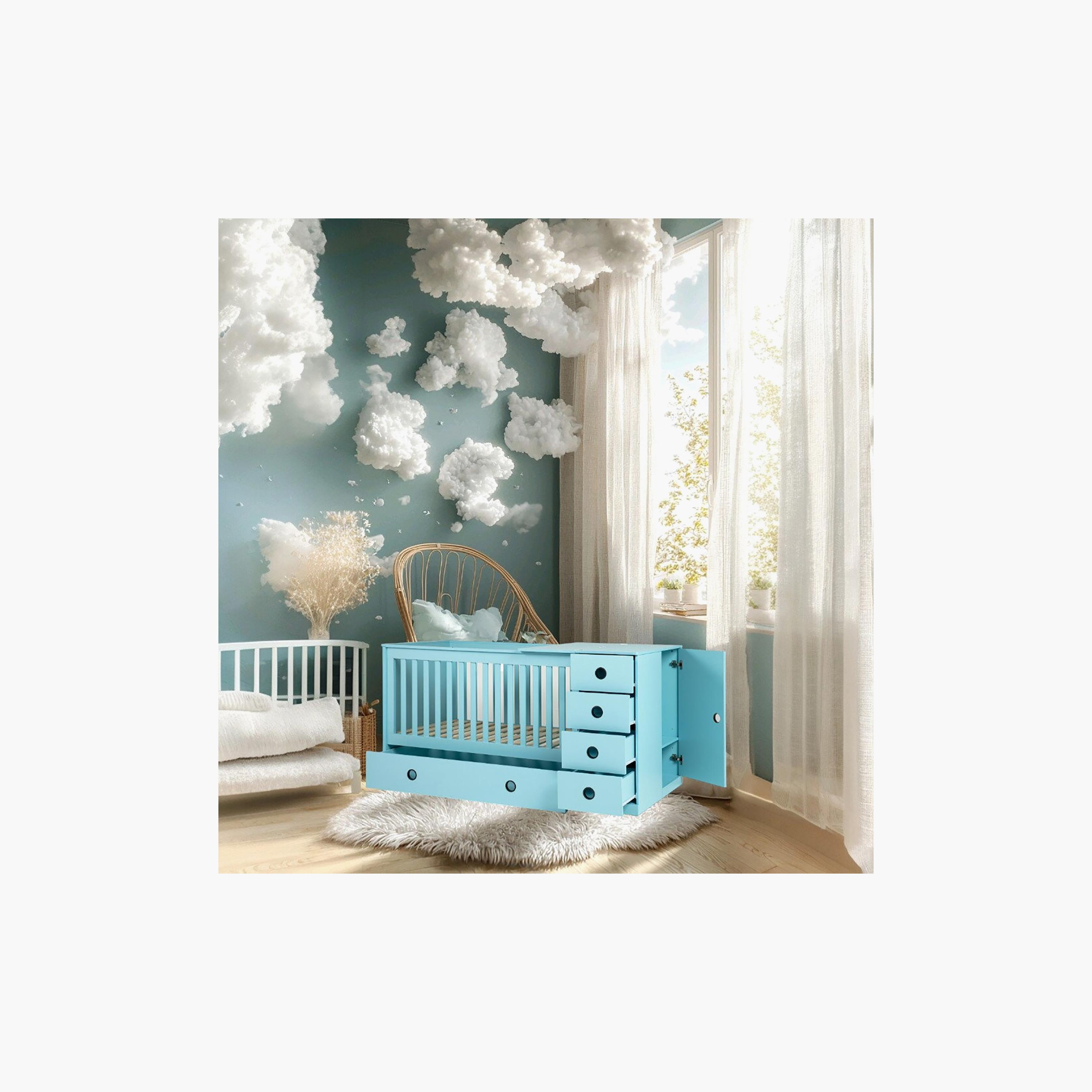 Kinder Valley Tudor Rose Lucas 4-In-1 Luxury Cotbed-baby-nursery-furniture-cribsandbeds-beds-image-13