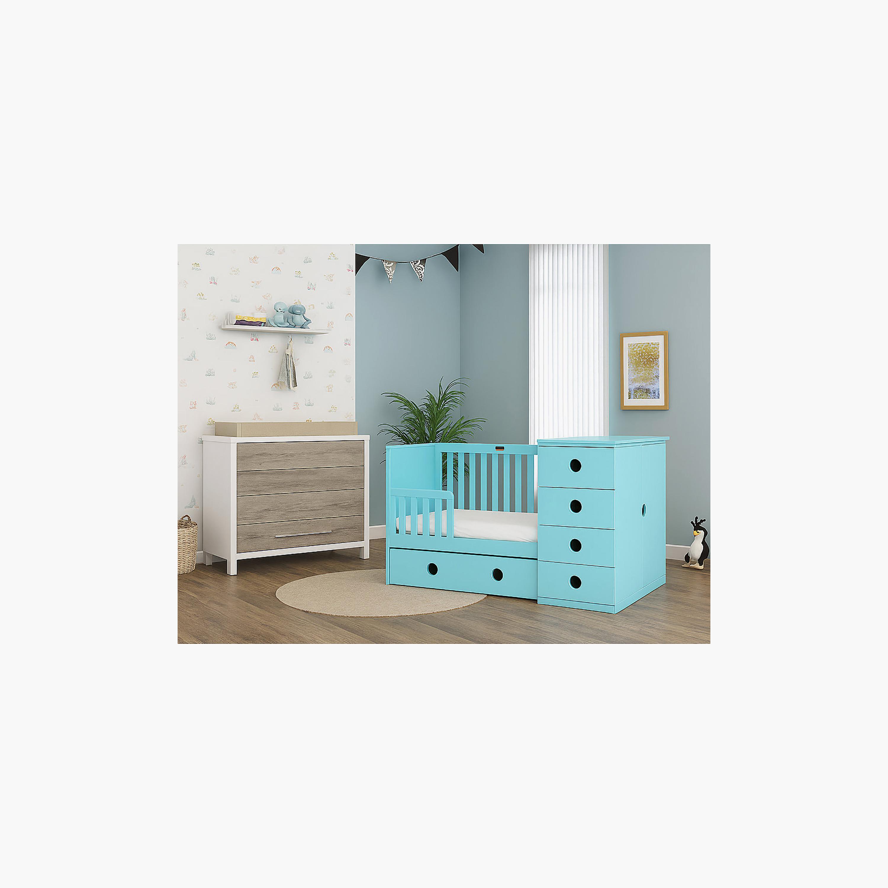 Kinder Valley Tudor Rose Lucas 4-In-1 Luxury Cotbed-baby-nursery-furniture-cribsandbeds-beds-image-4