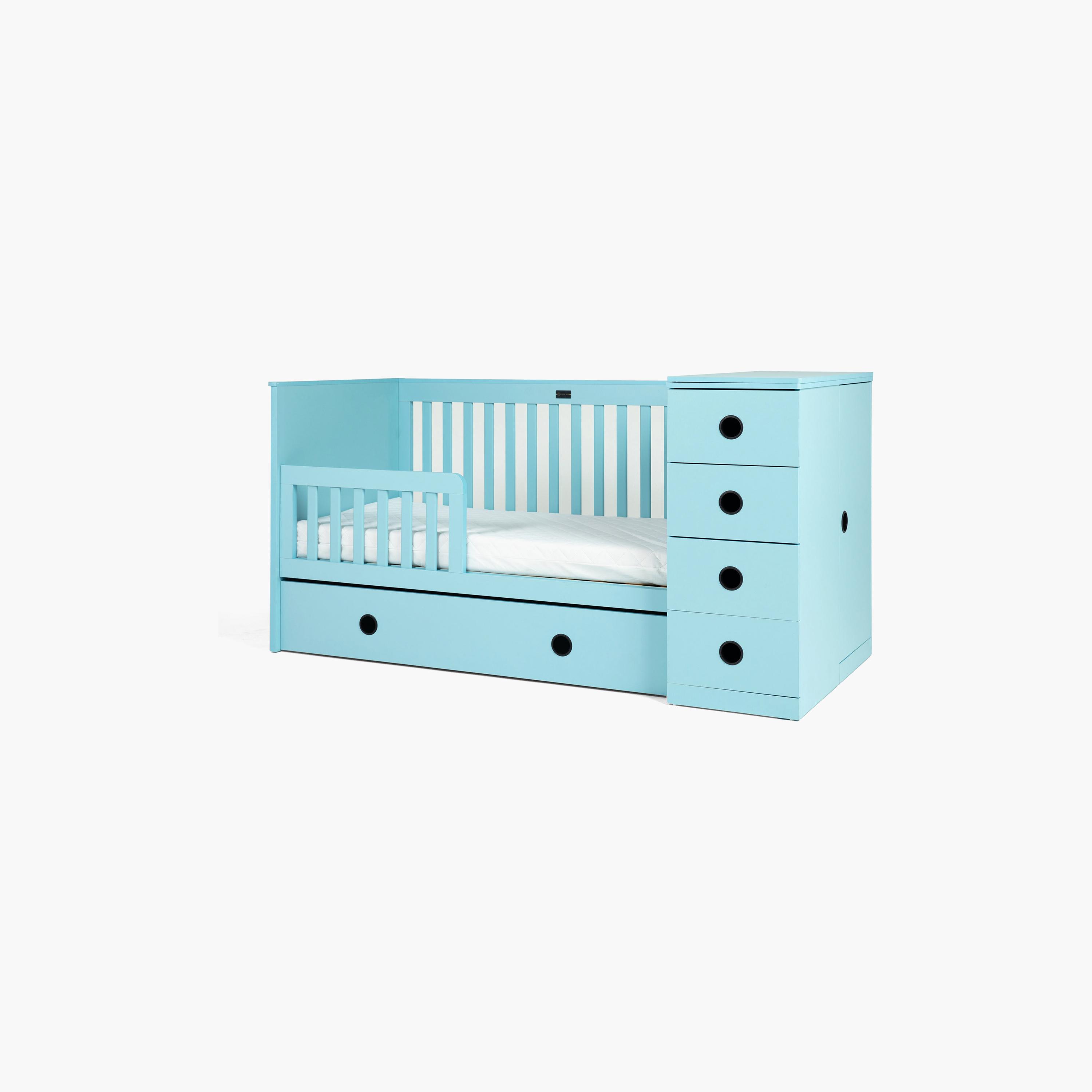 Kinder Valley Tudor Rose Lucas 4-In-1 Luxury Cotbed-baby-nursery-furniture-cribsandbeds-beds-image-9