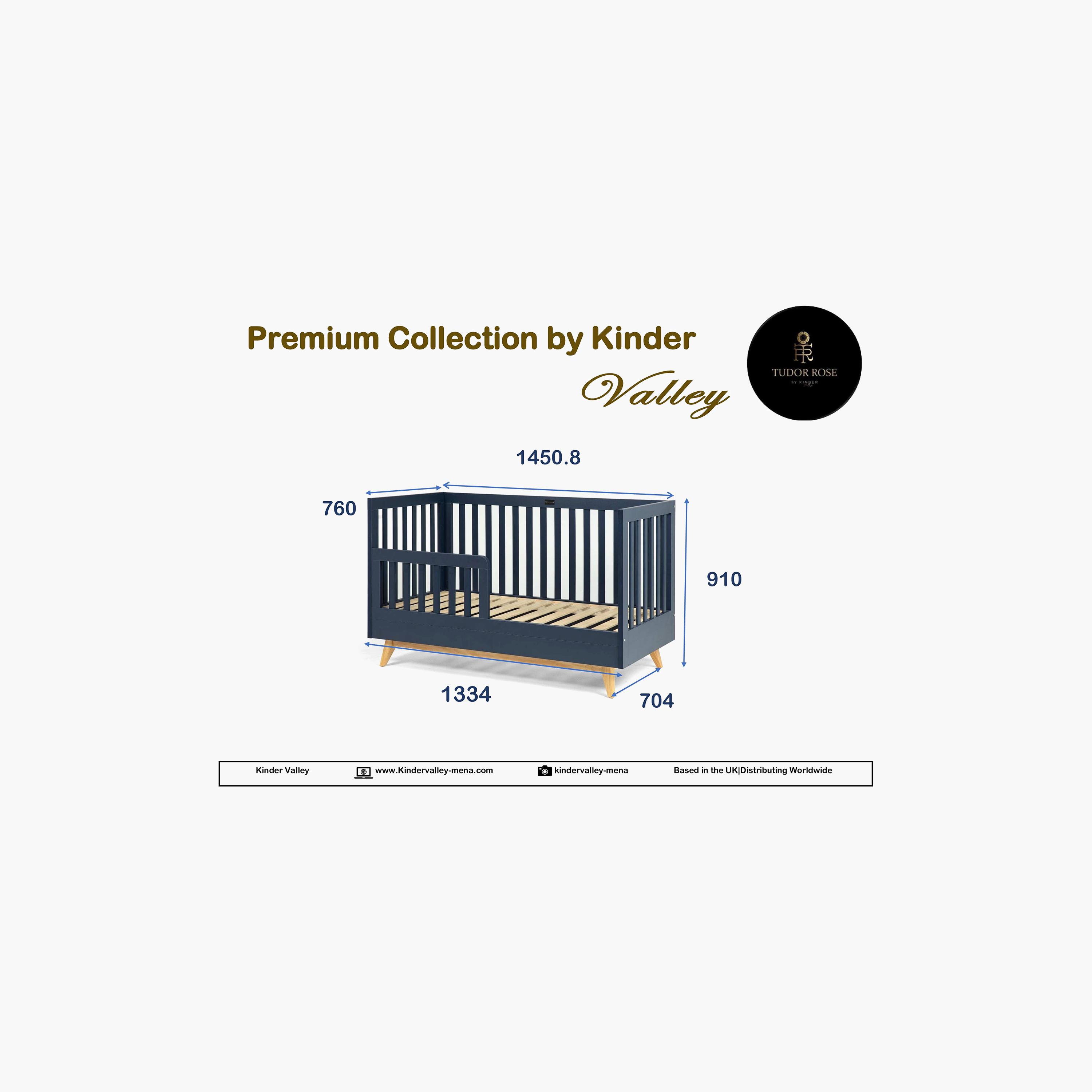 Kinder Valley Tudor Rose Alex 4-In-1 Premium Cotbed-baby-nursery-furniture-cribsandbeds-babycribs-image-10