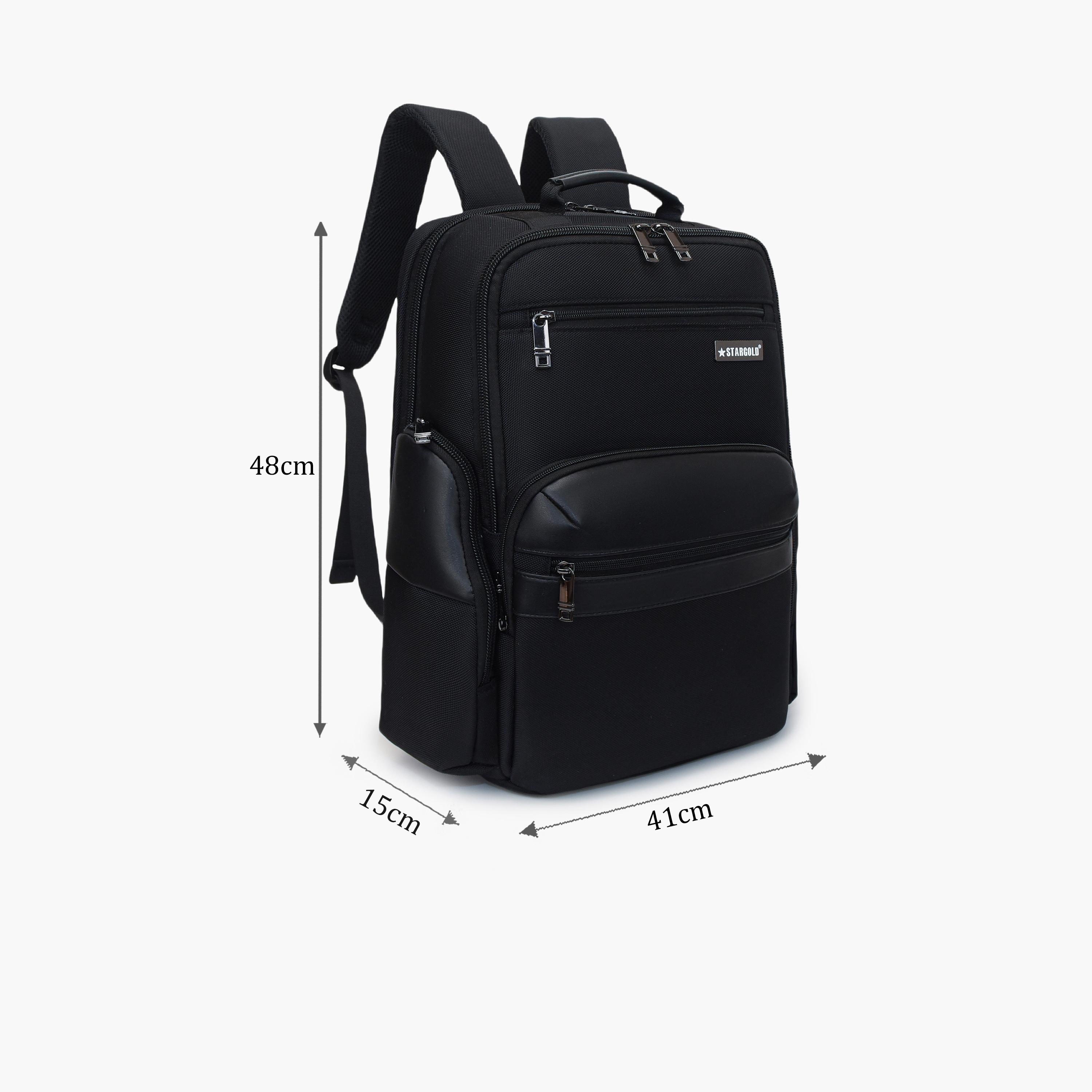 Stargold 22 L | 17 Inches Backpack, Polyester Blend, Adjustable Strap | AOST22048-travel-luggagesandbags-backpacks-image-2