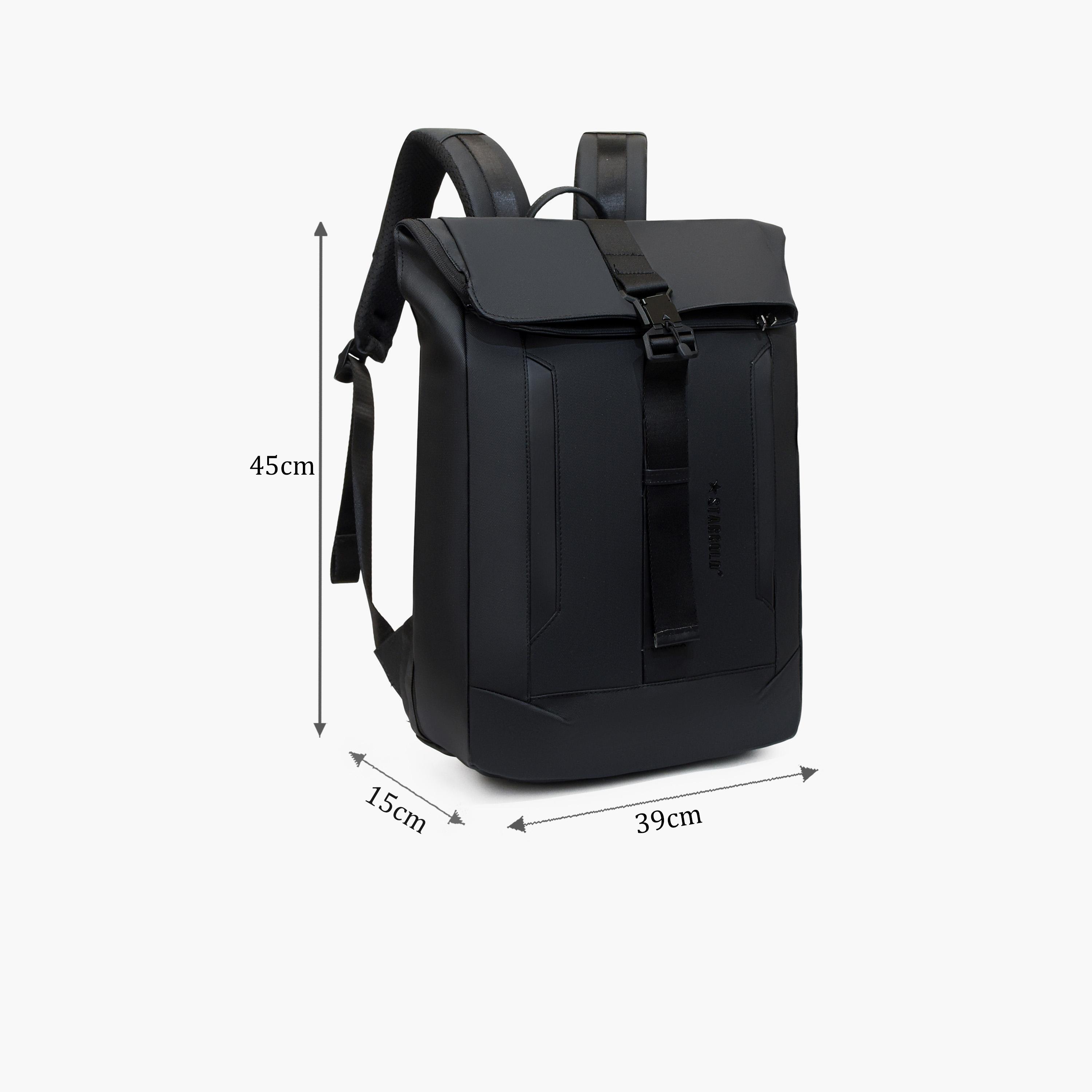 ستارغولد - شنطة ظهر 23 لترًا | 17 إنش، جلد صناعي، حزام قابل للتعديل | AOST22050-travel-luggagesandbags-backpacks-image-2