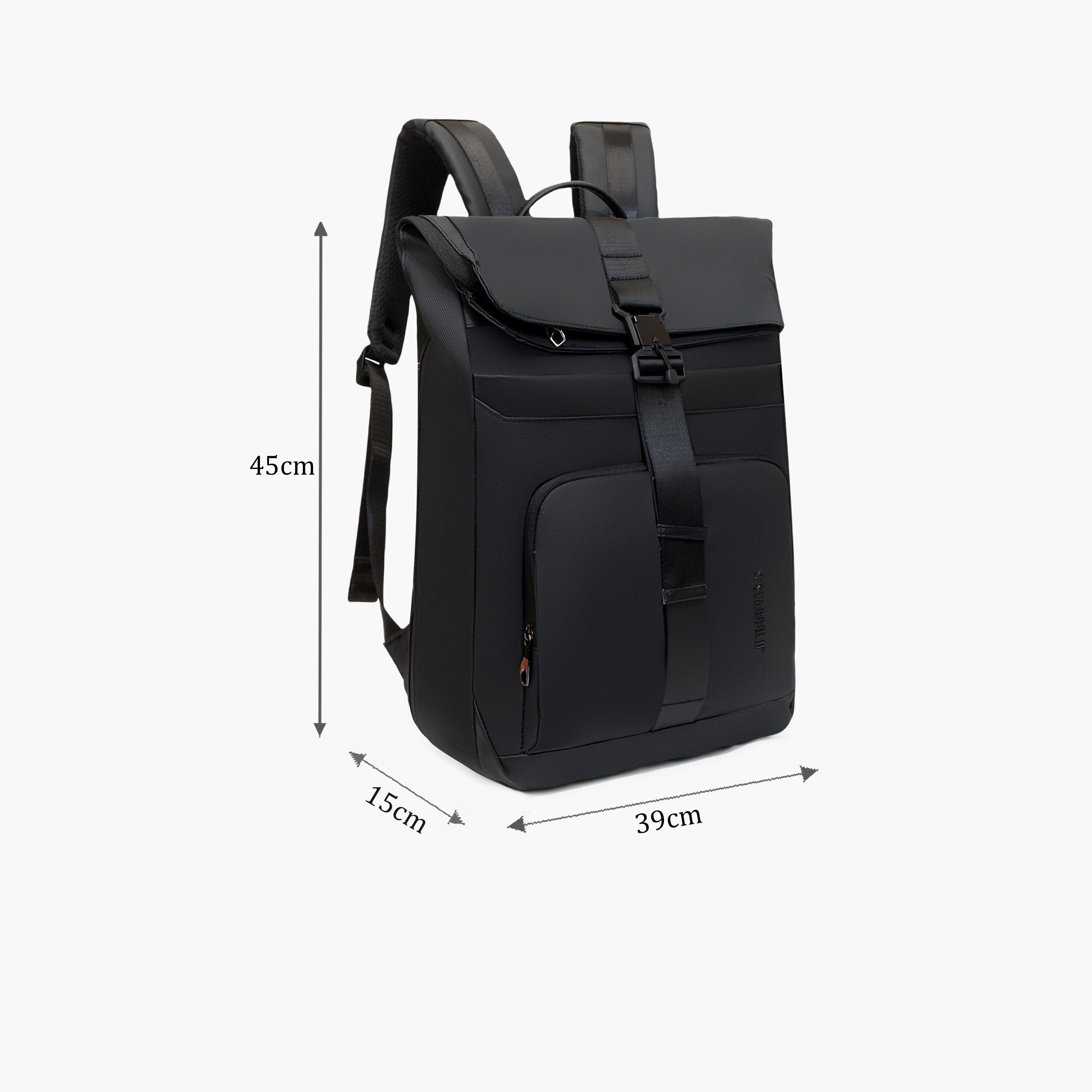 ستارغولد - شنطة ظهر 23 لترًا | 17 إنش، جلد صناعي، حزام قابل للتعديل | AOST22050-travel-luggagesandbags-backpacks-image-2