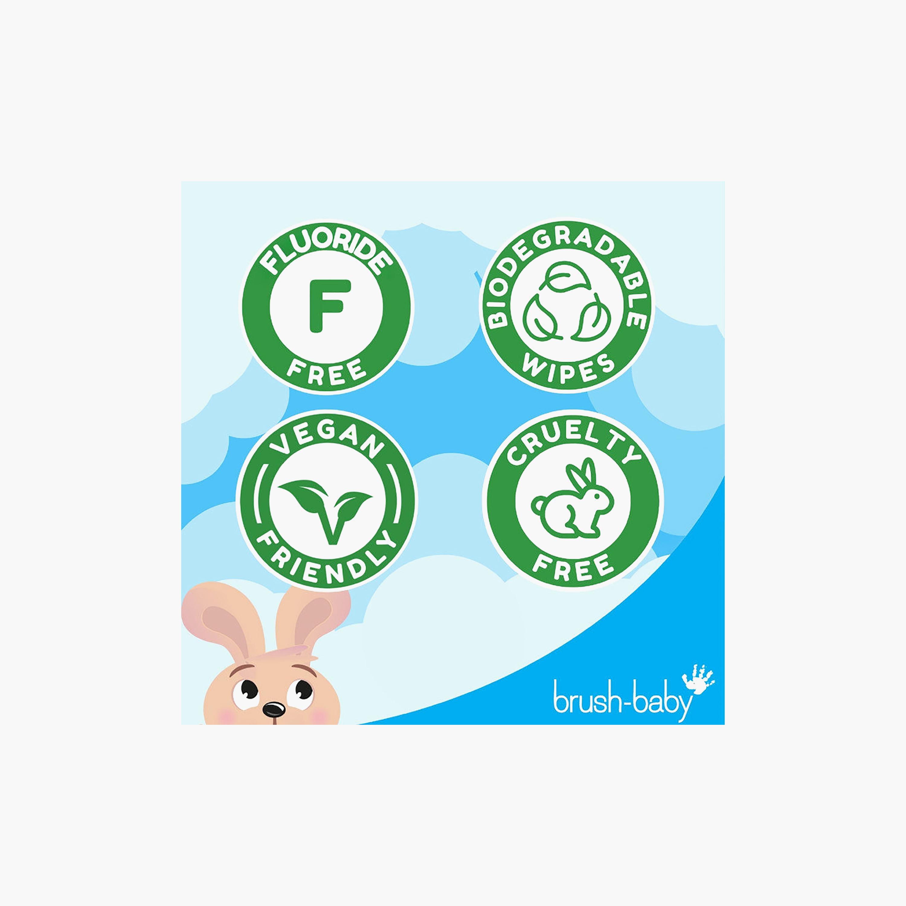 Brush Baby 28-Piece Biodegradable Dental Wipes-baby-bathandcare-oralcare-teethanddentalcare-image-6