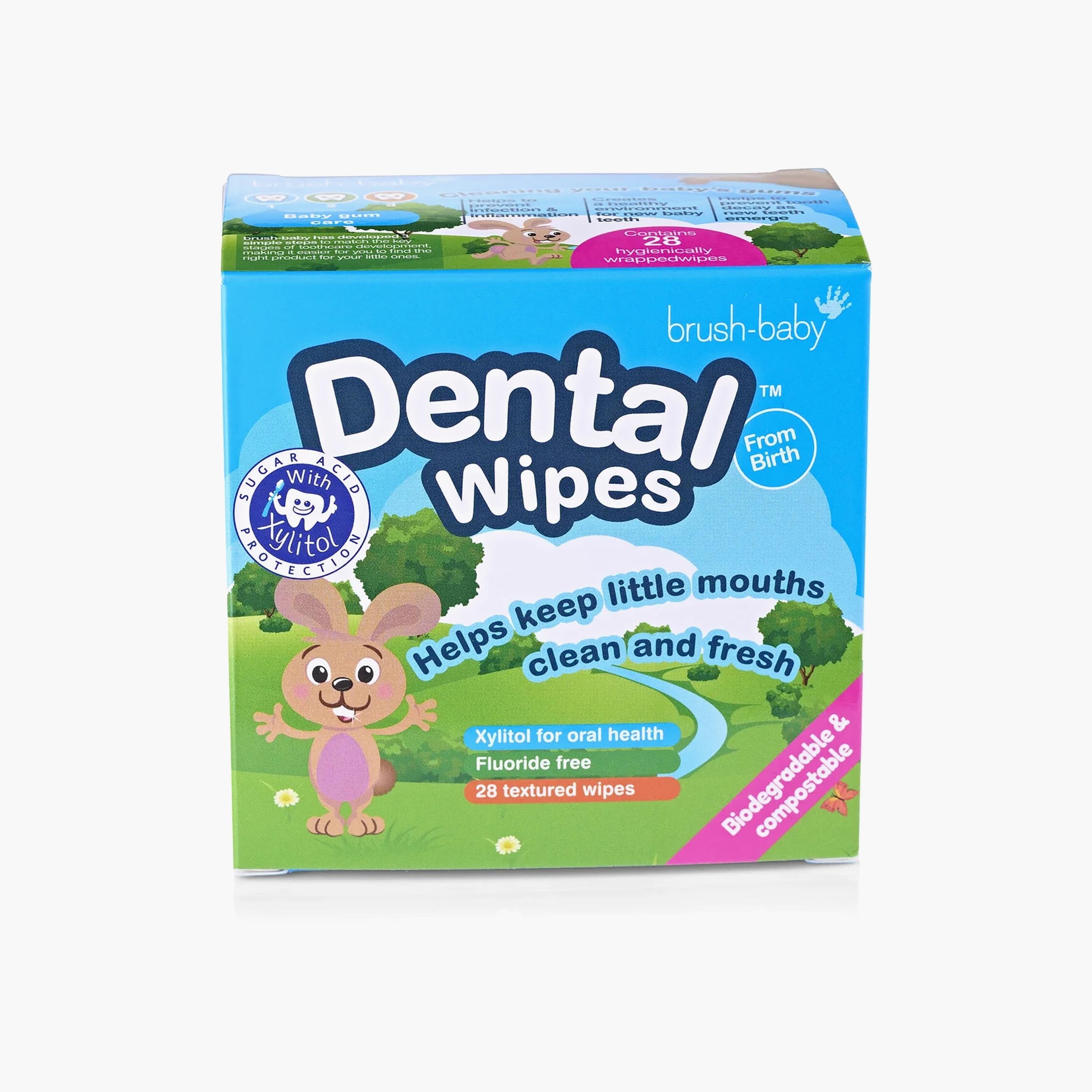 Brush Baby 28-Piece Biodegradable Dental Wipes-baby-bathandcare-oralcare-teethanddentalcare-image-8