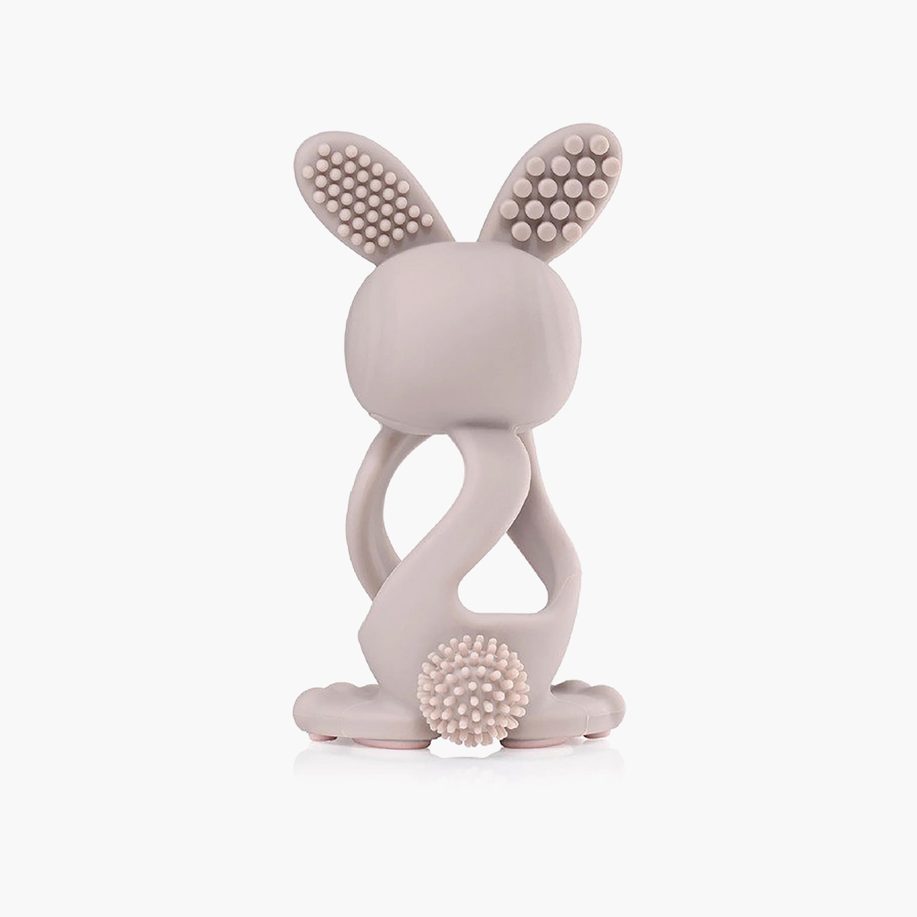 Brush Baby 3D Bobbie Bunny Teether - 0-3 Years-baby-feeding-teethers-image-2
