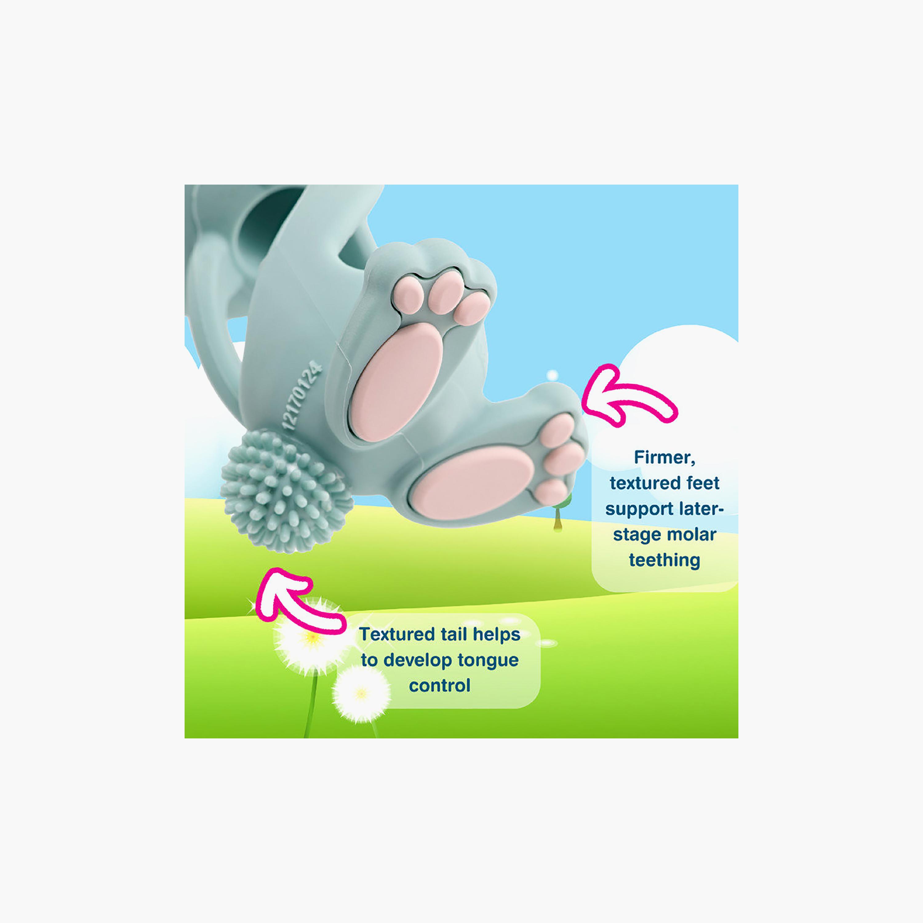 Brush Baby 3D Bobbie Bunny Teether - 0-3 Years-baby-feeding-teethers-image-6