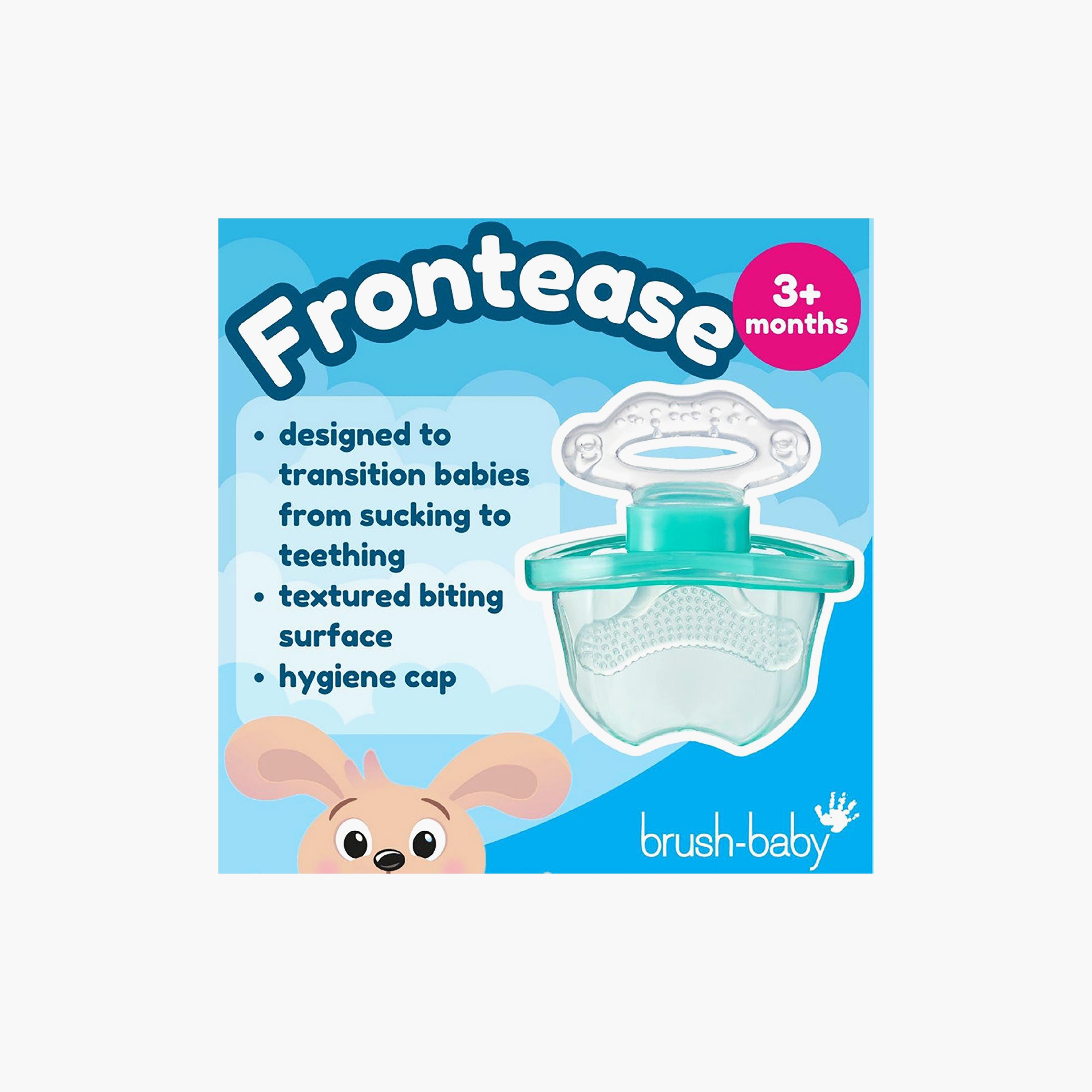 Brush Baby FrontEase Teether - Teal - 3 Months+-baby-feeding-teethers-image-3