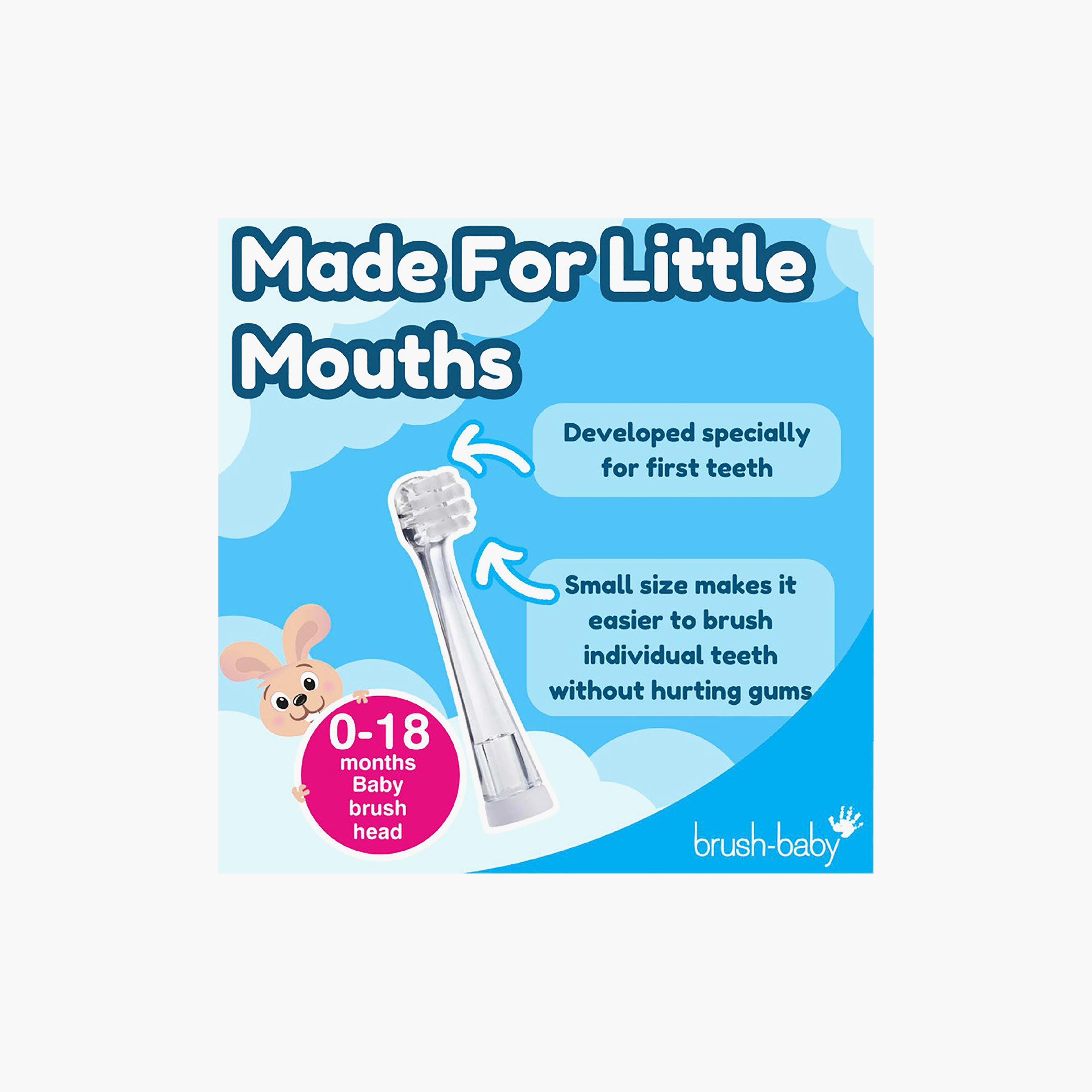Brush Baby 2-Piece BabySonic Replacement Brush Heads - 0-18 Months-baby-bathandcare-oralcare-image-3