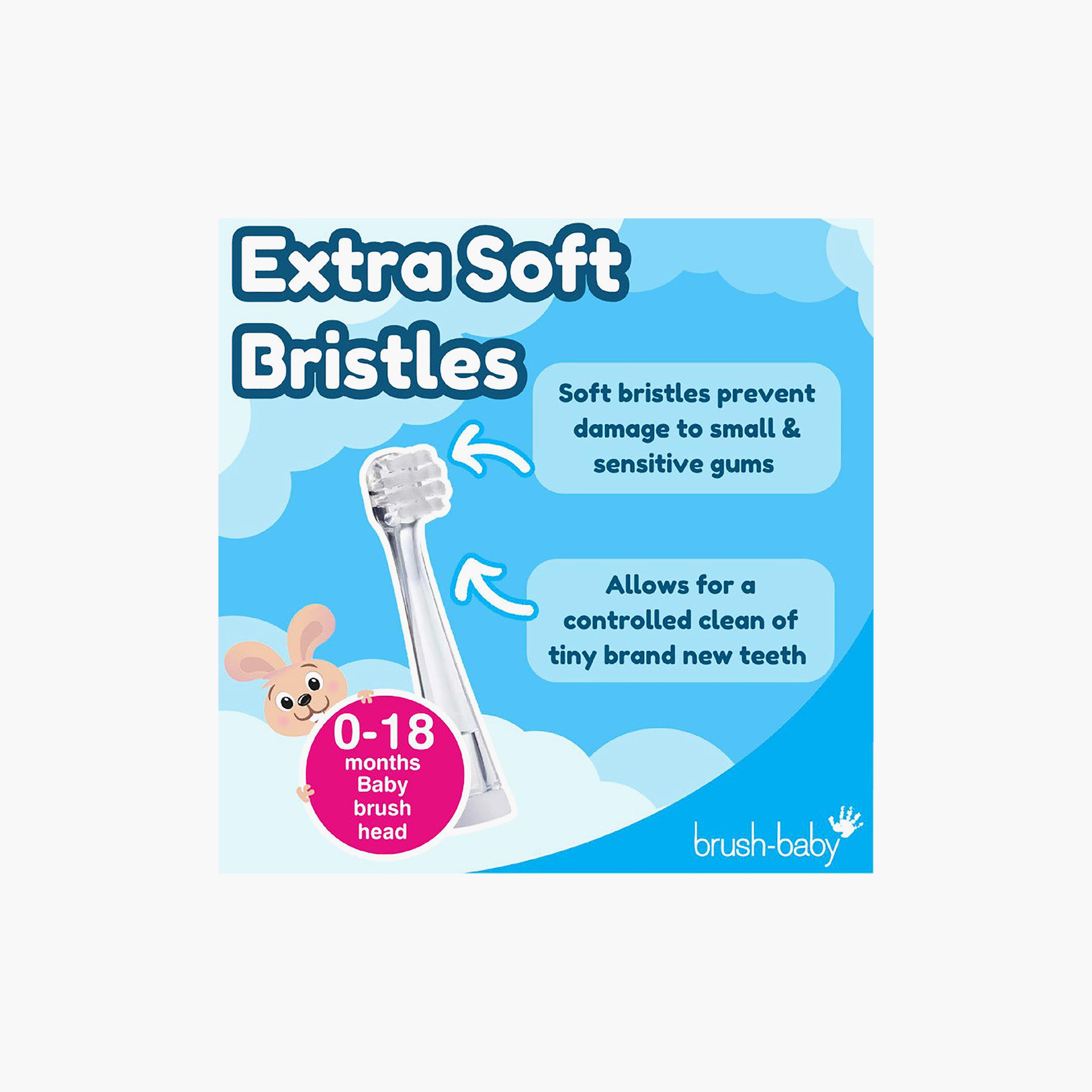 Brush Baby 2-Piece BabySonic Replacement Brush Heads - 0-18 Months-baby-bathandcare-oralcare-image-4