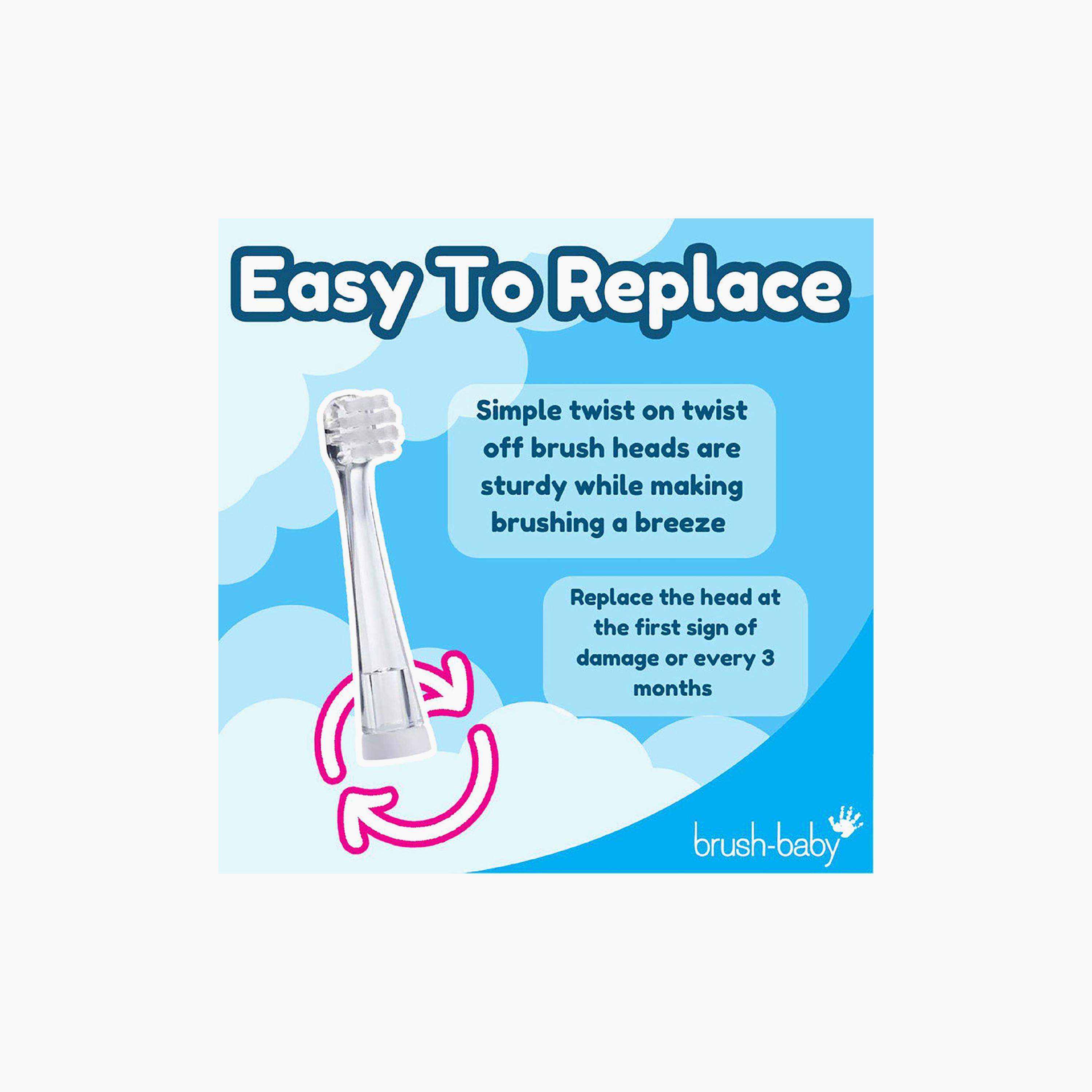 Brush Baby 2-Piece BabySonic Replacement Brush Heads - 0-18 Months-baby-bathandcare-oralcare-image-5