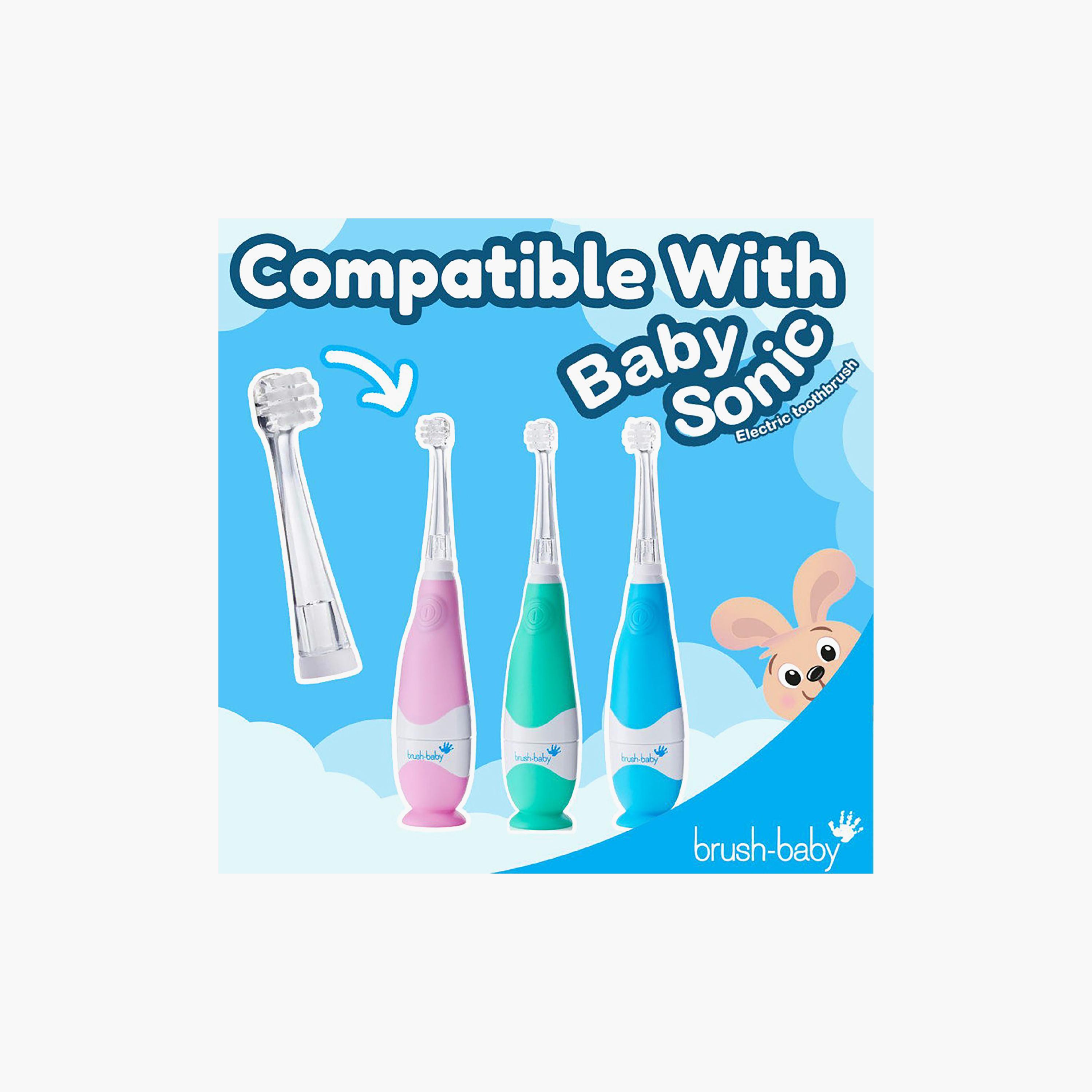 Brush Baby 2-Piece BabySonic Replacement Brush Heads - 0-18 Months-baby-bathandcare-oralcare-image-6