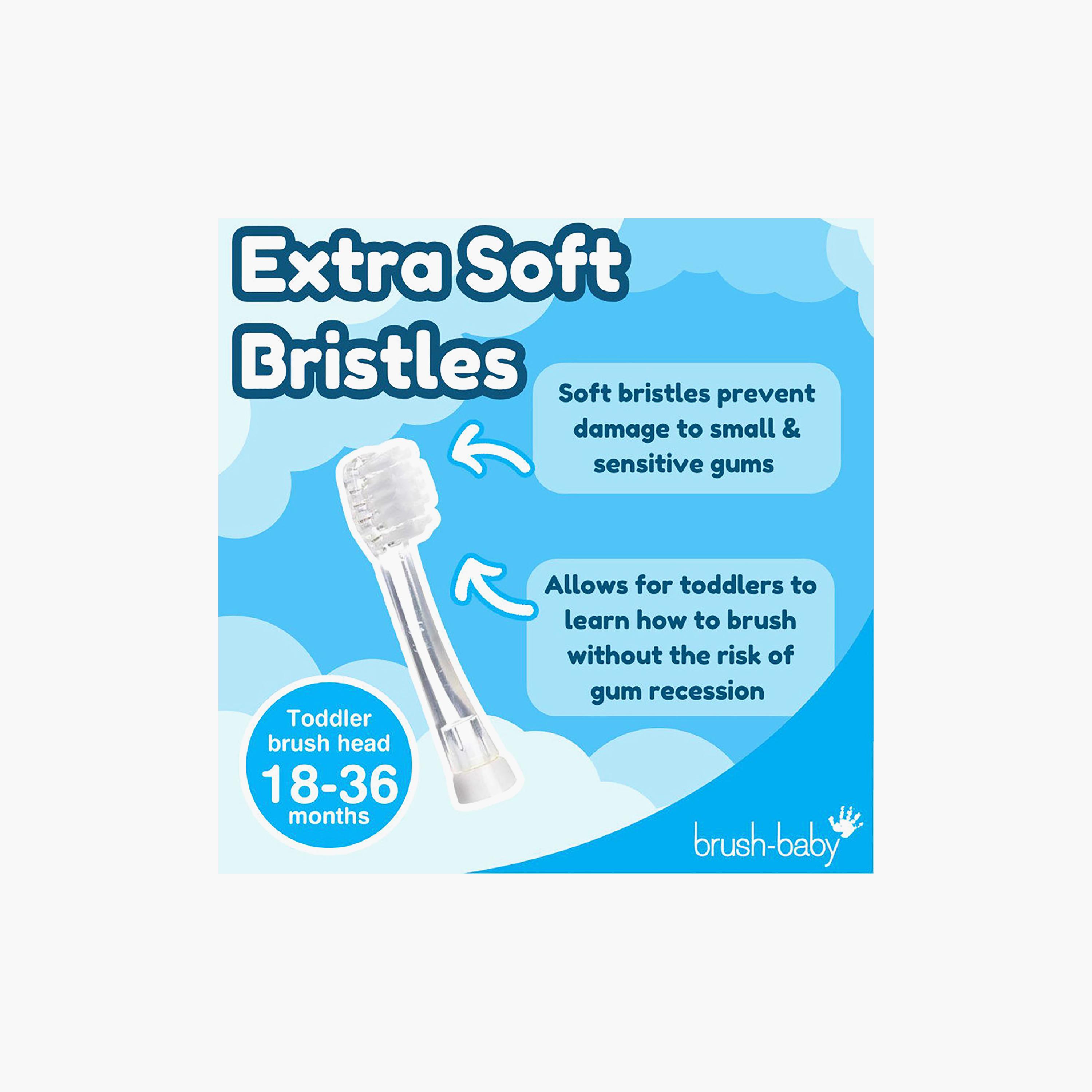 Brush Baby 4-Piece BabySonic Replacement Brush Heads - 18-36 Months-baby-bathandcare-oralcare-image-3