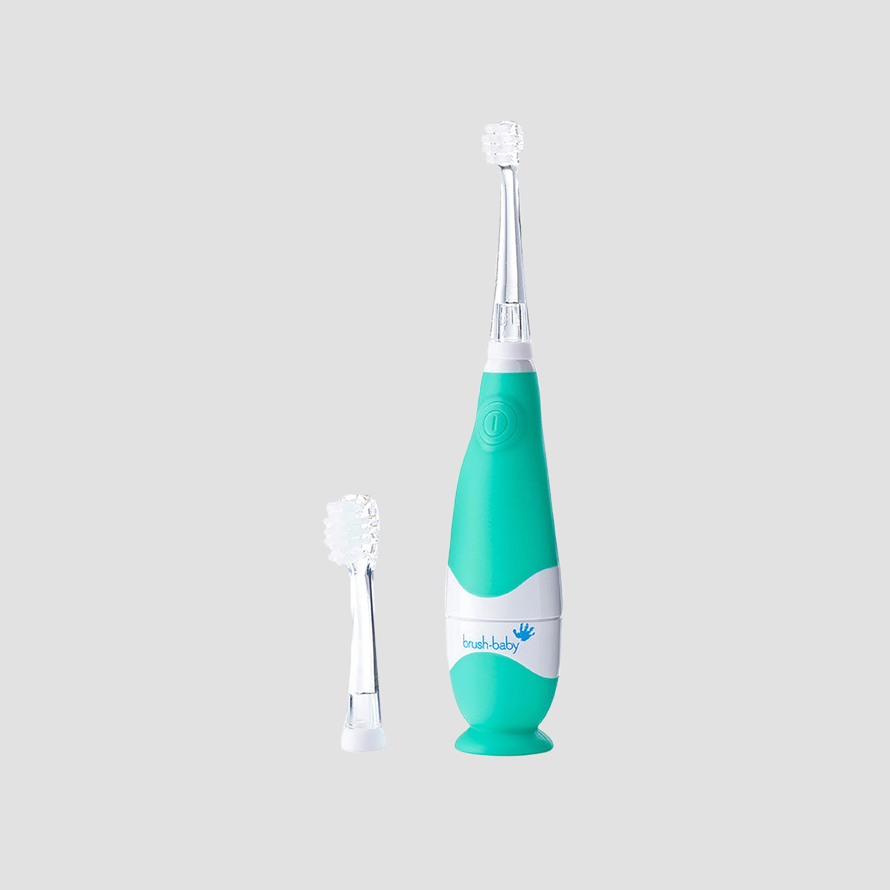 فرشاة أسنان كهربائية مع رأسي فرشاة - بيبي سونيك - 0-3 سنوات من براش بيبي-baby-bathandcare-oralcare-image-1