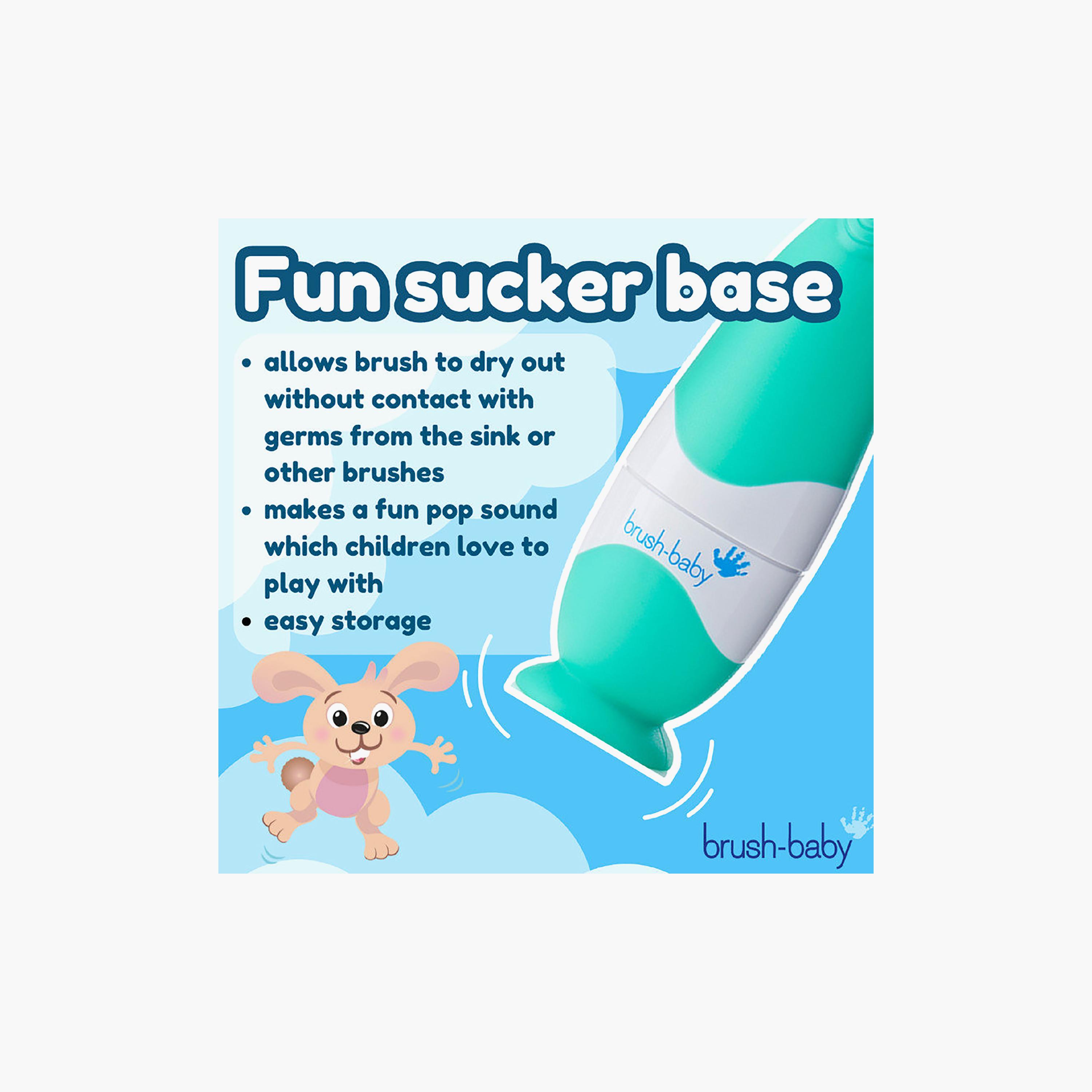 Brush Baby Electric Toothbrush with 2 Brush Heads - BabySonic - 0-3 Years-baby-bathandcare-oralcare-image-6
