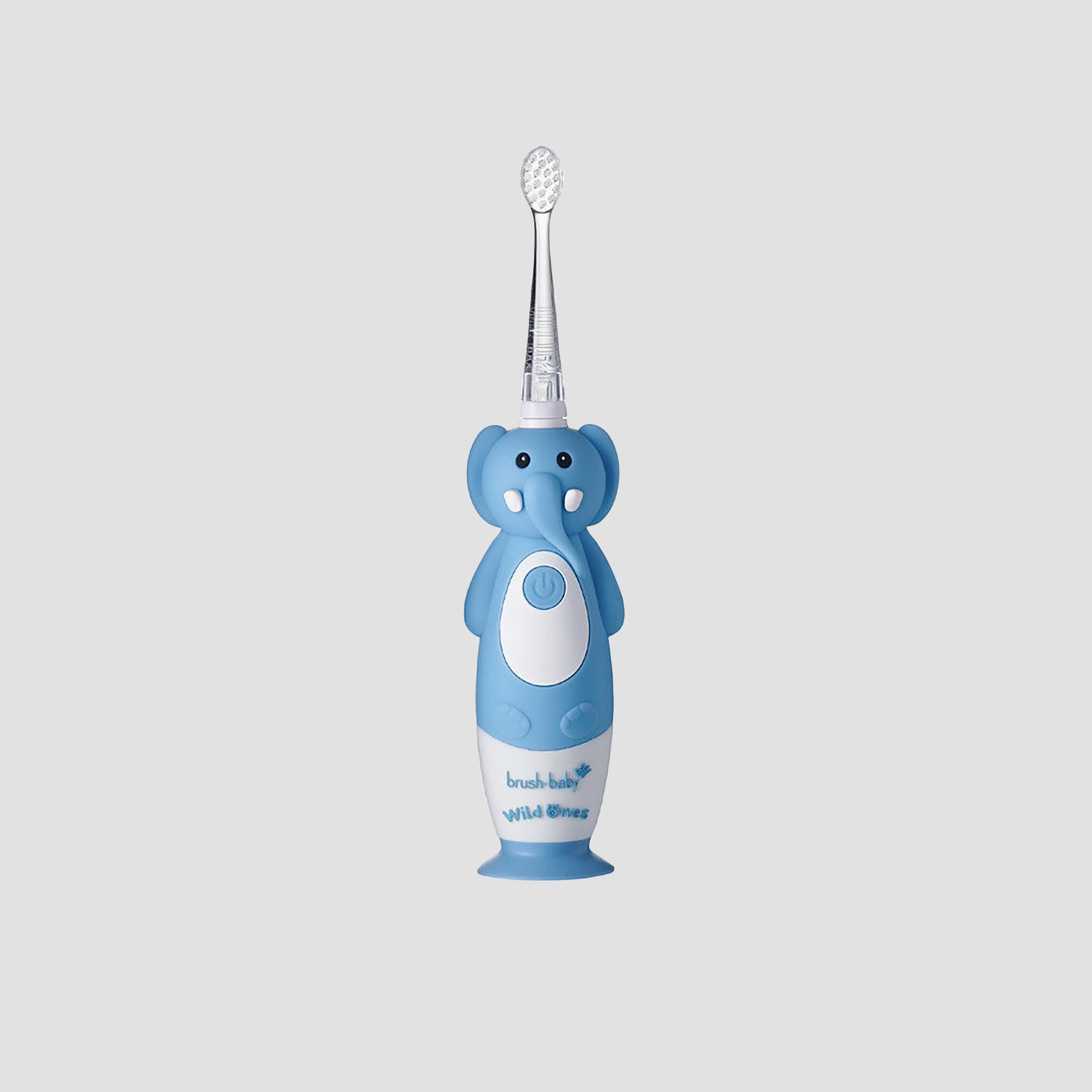 Brush Baby WildOnes Rechargeable Sonic Toothbrush - Elephant-baby-bathandcare-oralcare-image-1